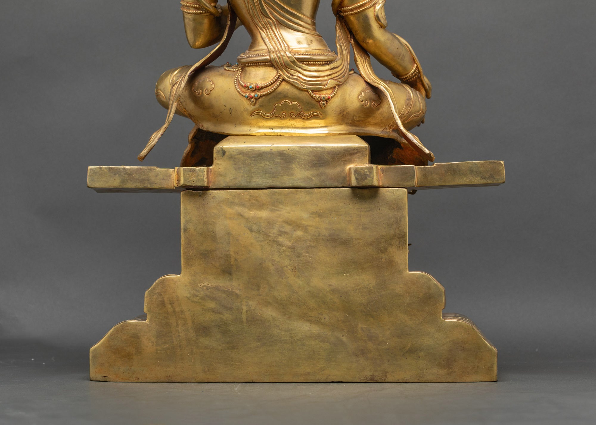 Green Tara Statue - Sacred Himalayan Goddess of Swift Protection