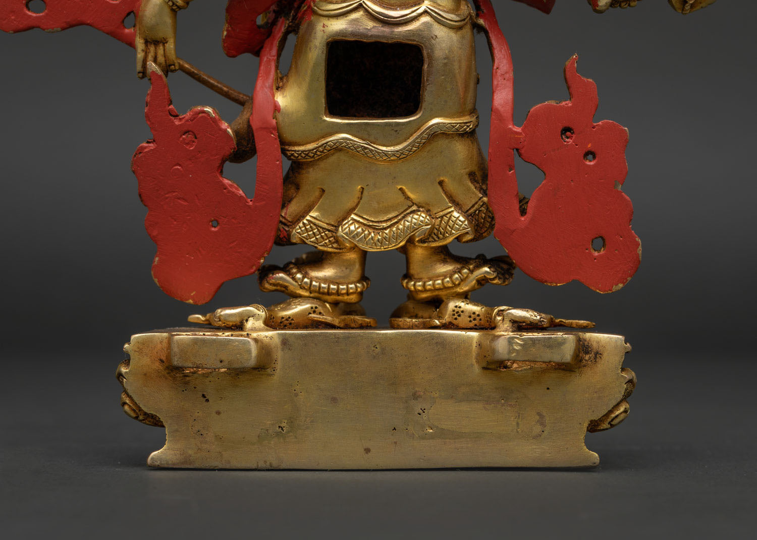 White Mahakala Statue