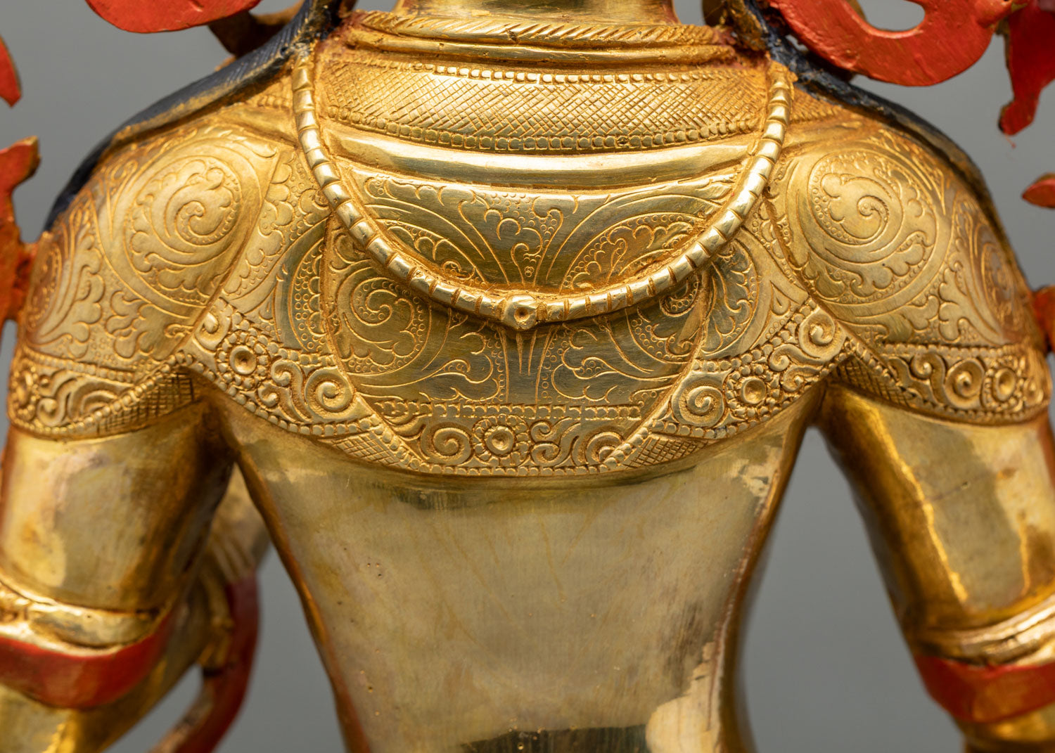 Blessed Green Tara | 24K Gold Gilded Buddhist Statue