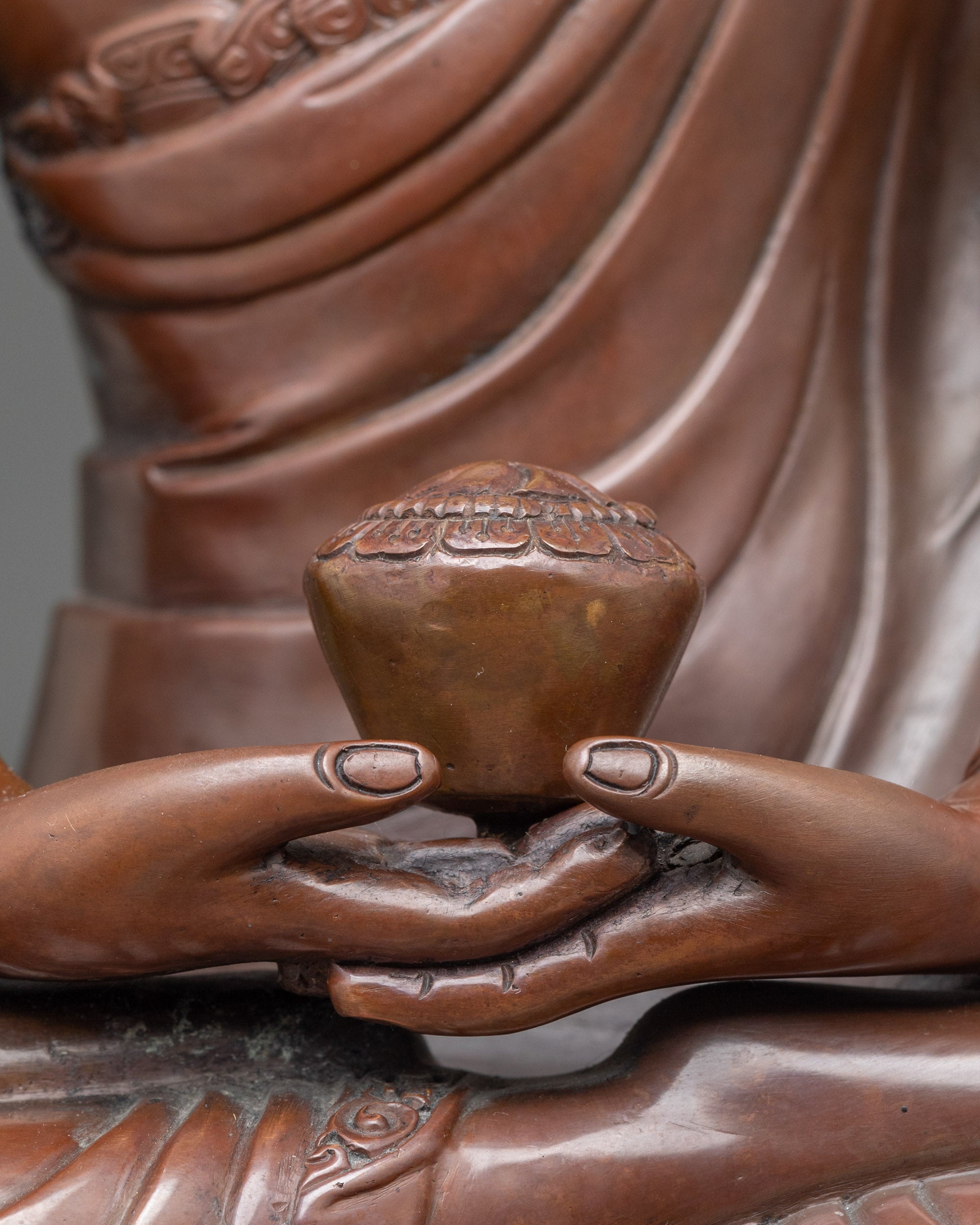 Amitabha Buddha Figurine | Traditional Nepalese Meditation Sculpture