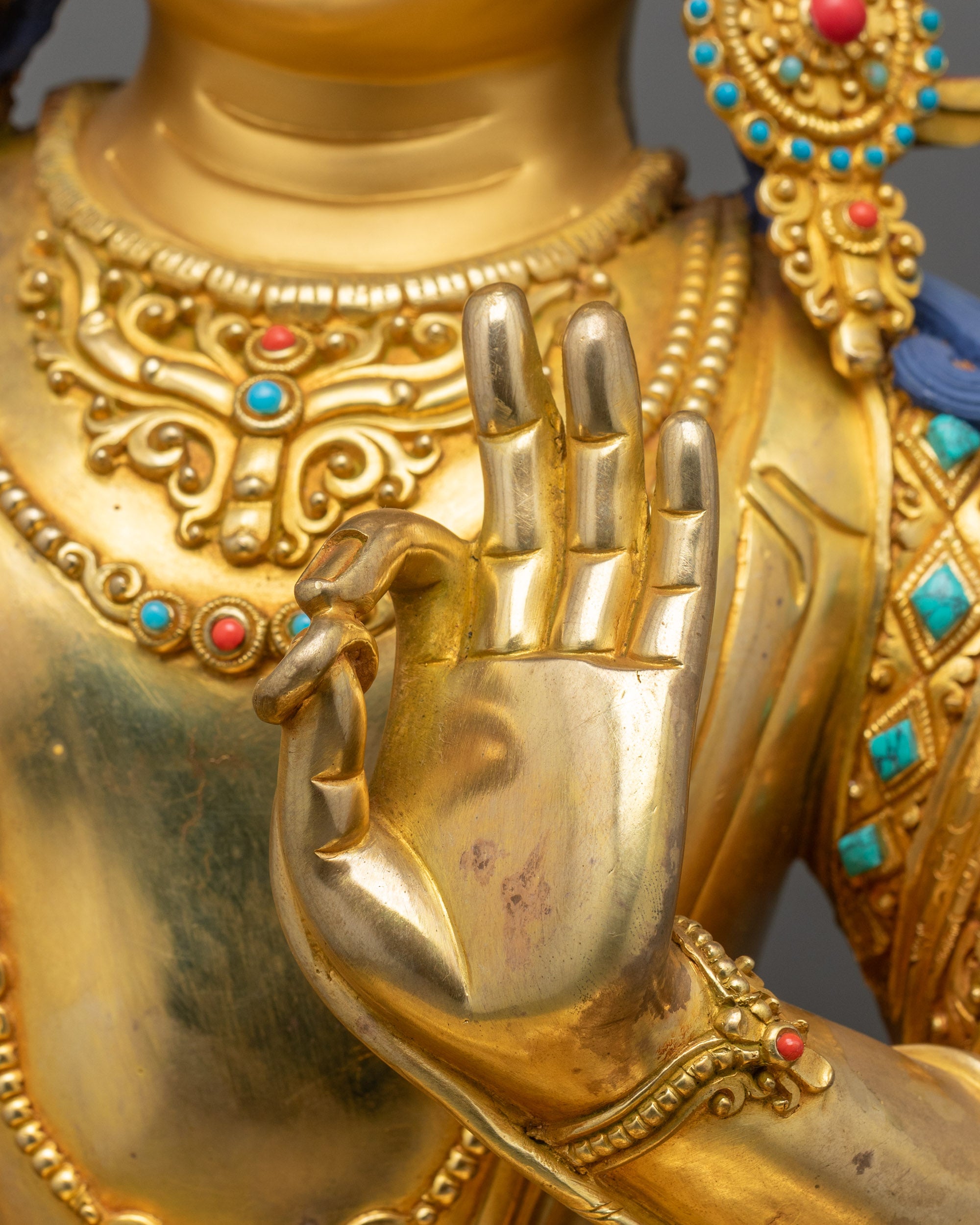 Tibetan Manjushree Sculpture – The Bodhisattva of Wisdom