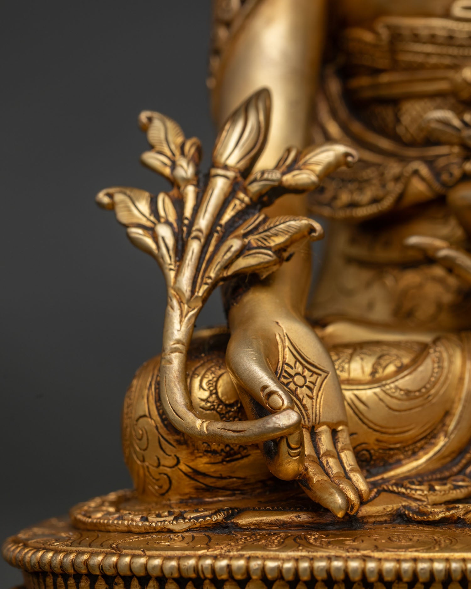 Bhaisajyaguru Statue | Handcrafted Buddhist Healing Sculpture from Nepal