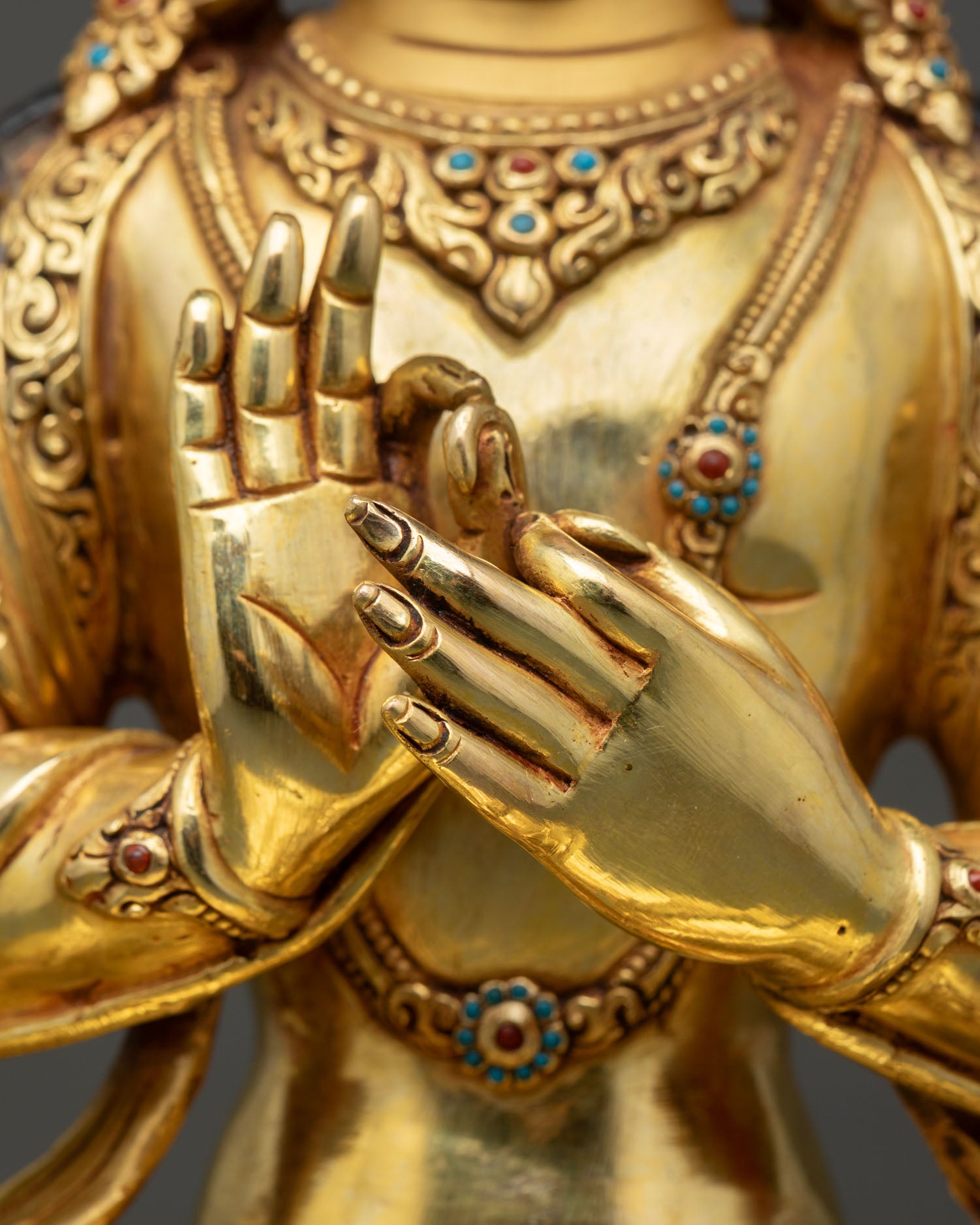 Manjushree Statue | Sacred Himalayan Copper Statue