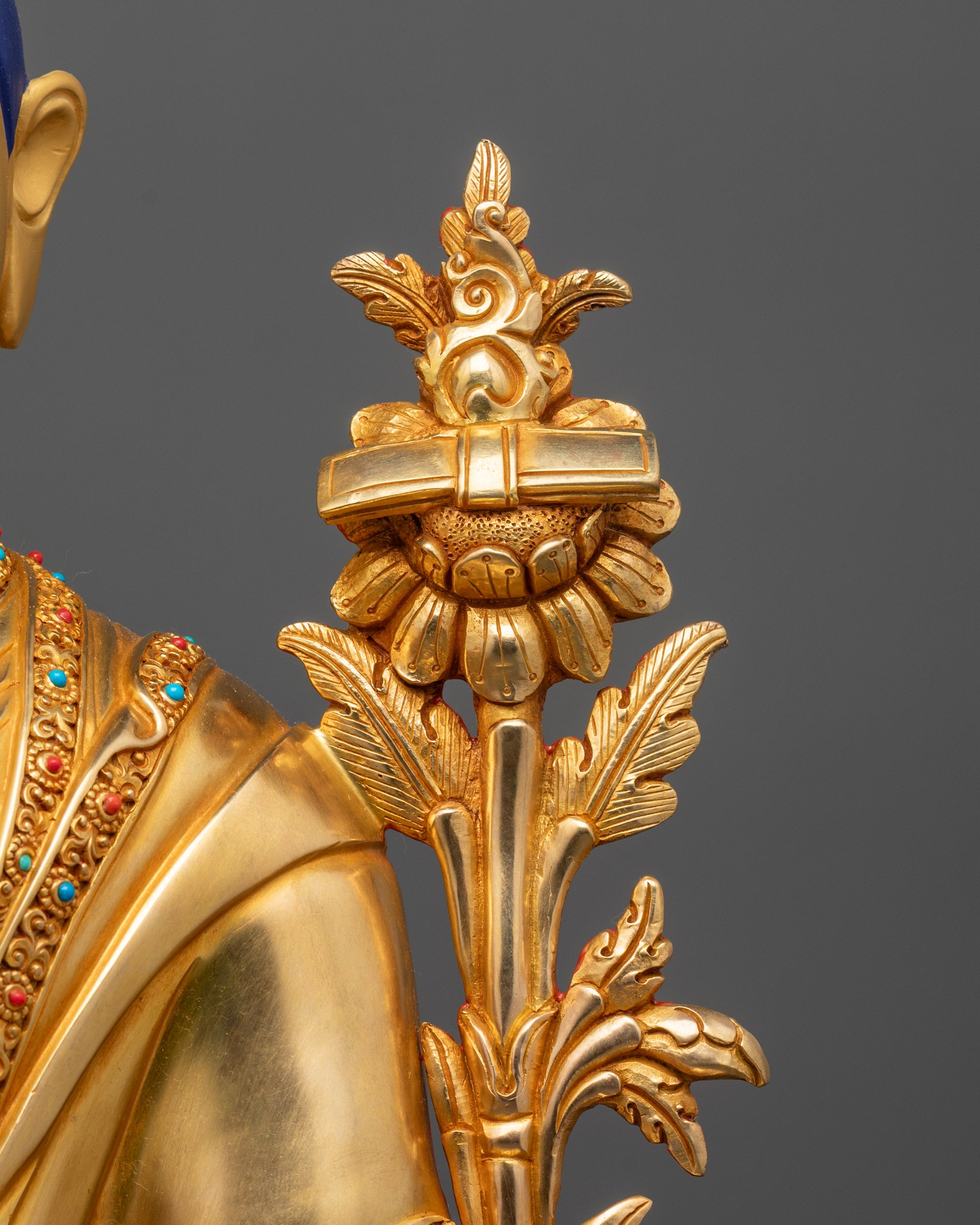 16" Nepalese Je Tsongkhapa Sculpture | Enlightened Lama of Wisdom