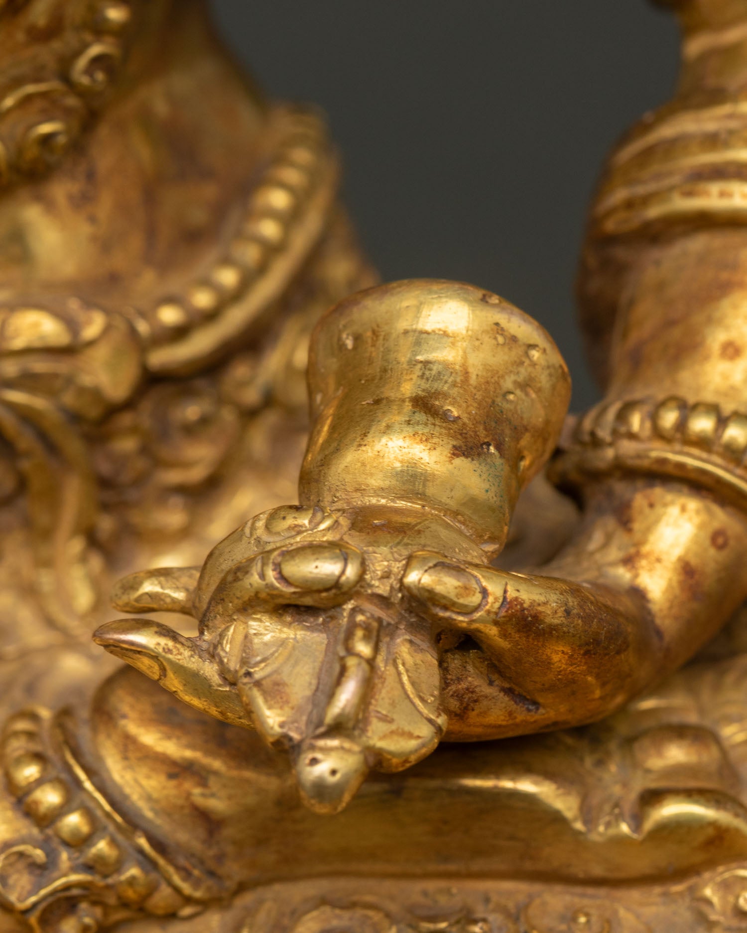 Vajrasattva Statue | Handmade Tibetan Buddhist Art from Nepal