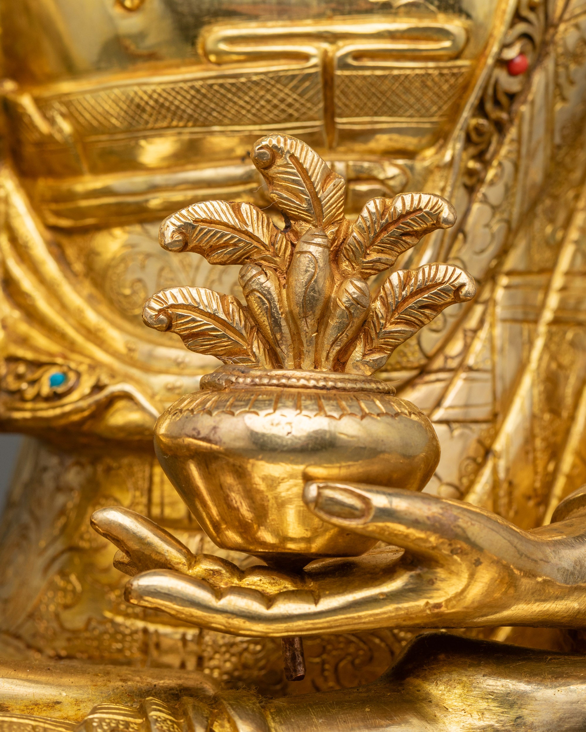 Healing Energy of Medicine Buddha | Ritual Copper Statue from Nepal