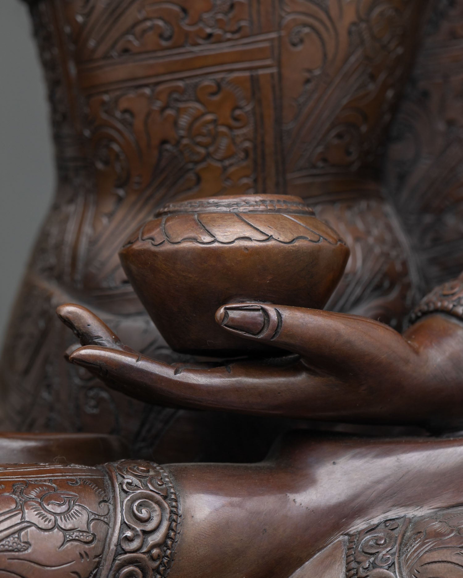 Shakyamuni Buddha Oxidized Copper Statue | Founder of Buddhism