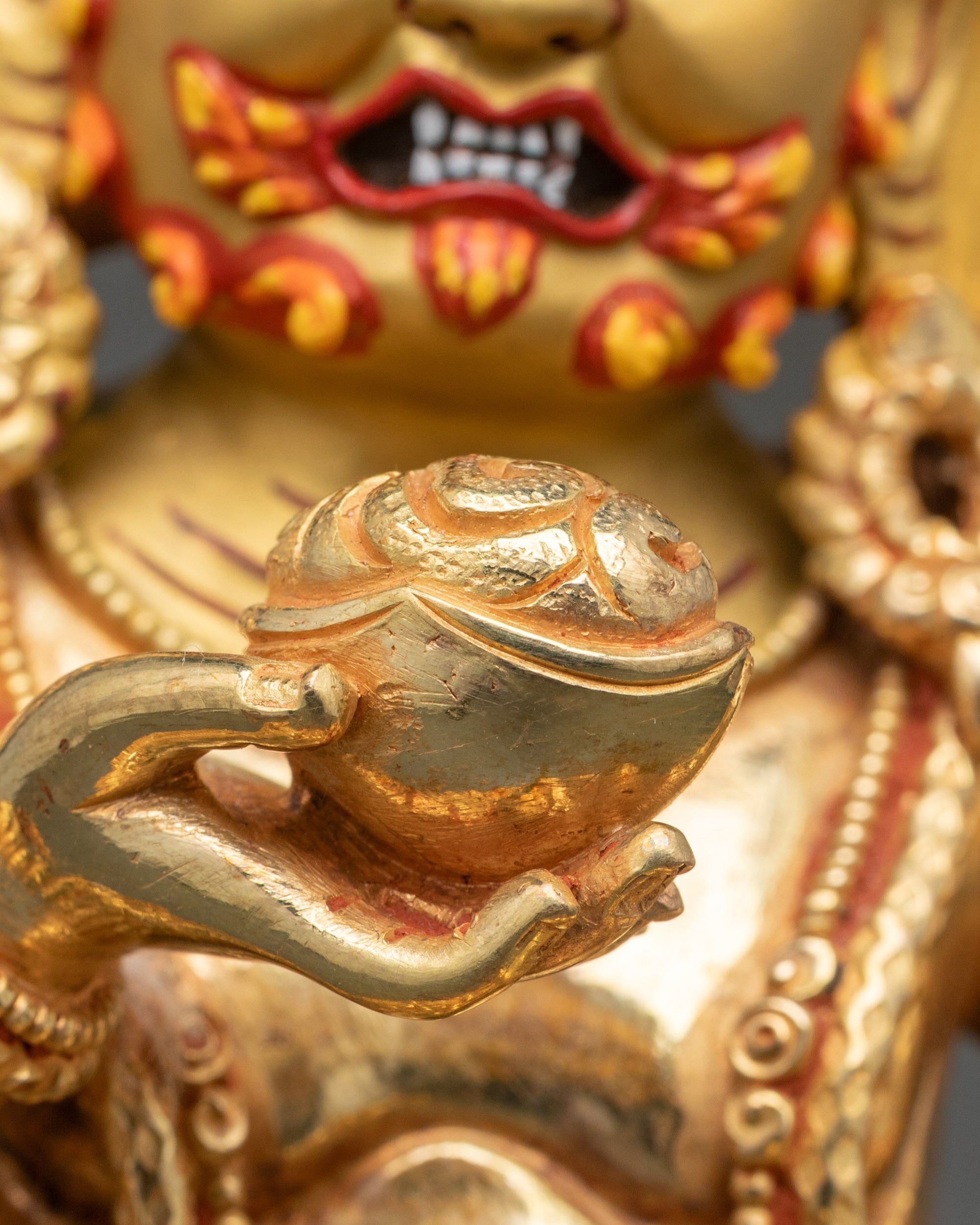 Black Dzambhala Statue – Tibetan Deity of Protection & Abundance