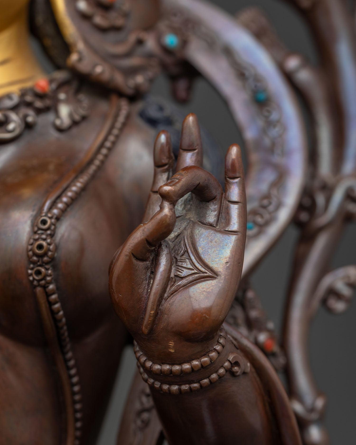 Green Tara Statue | Handcrafted Buddhist Deity of Compassion and Protection