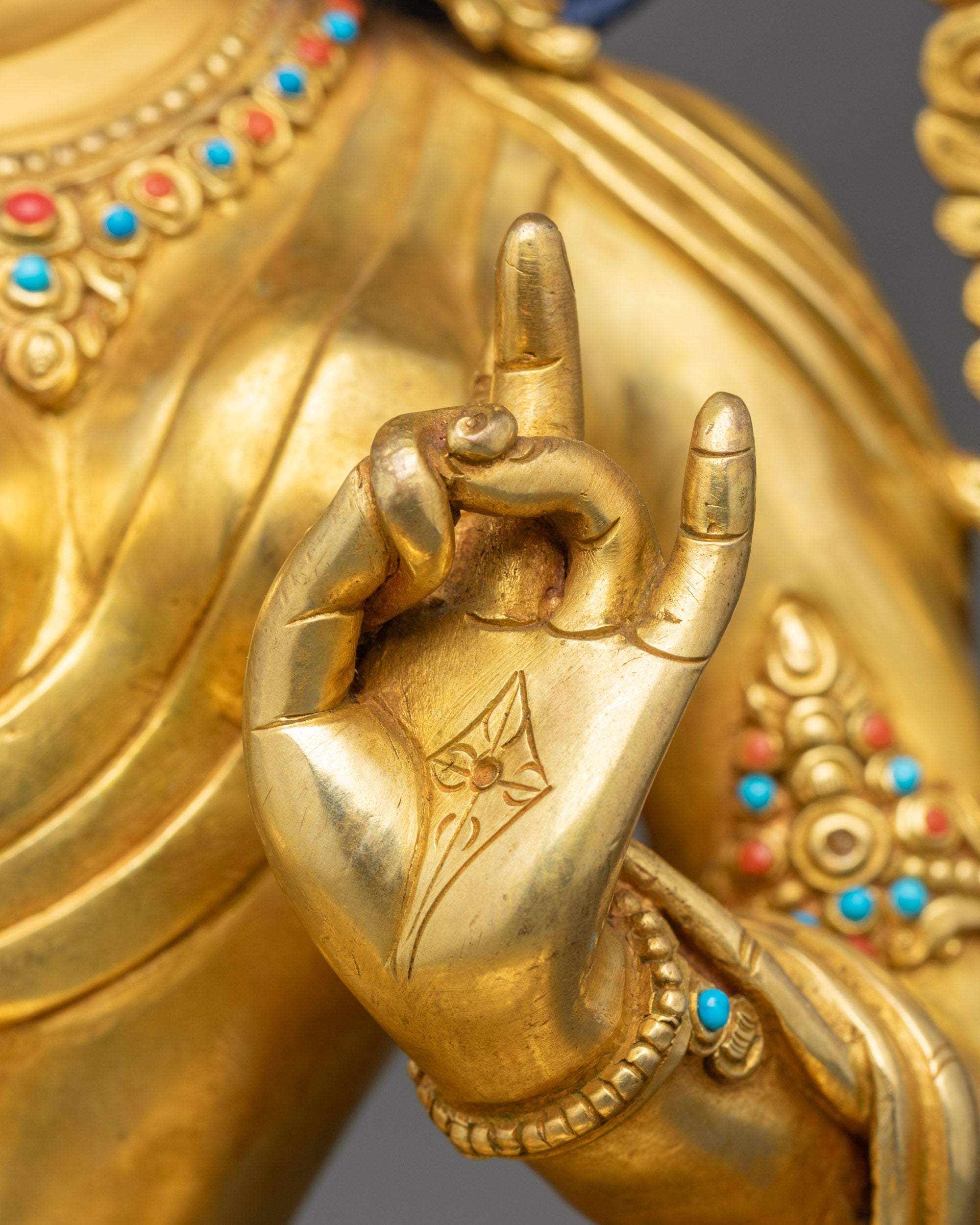 Premium Green Tara Statue | Handcrafted Buddhist Goddess Figurine