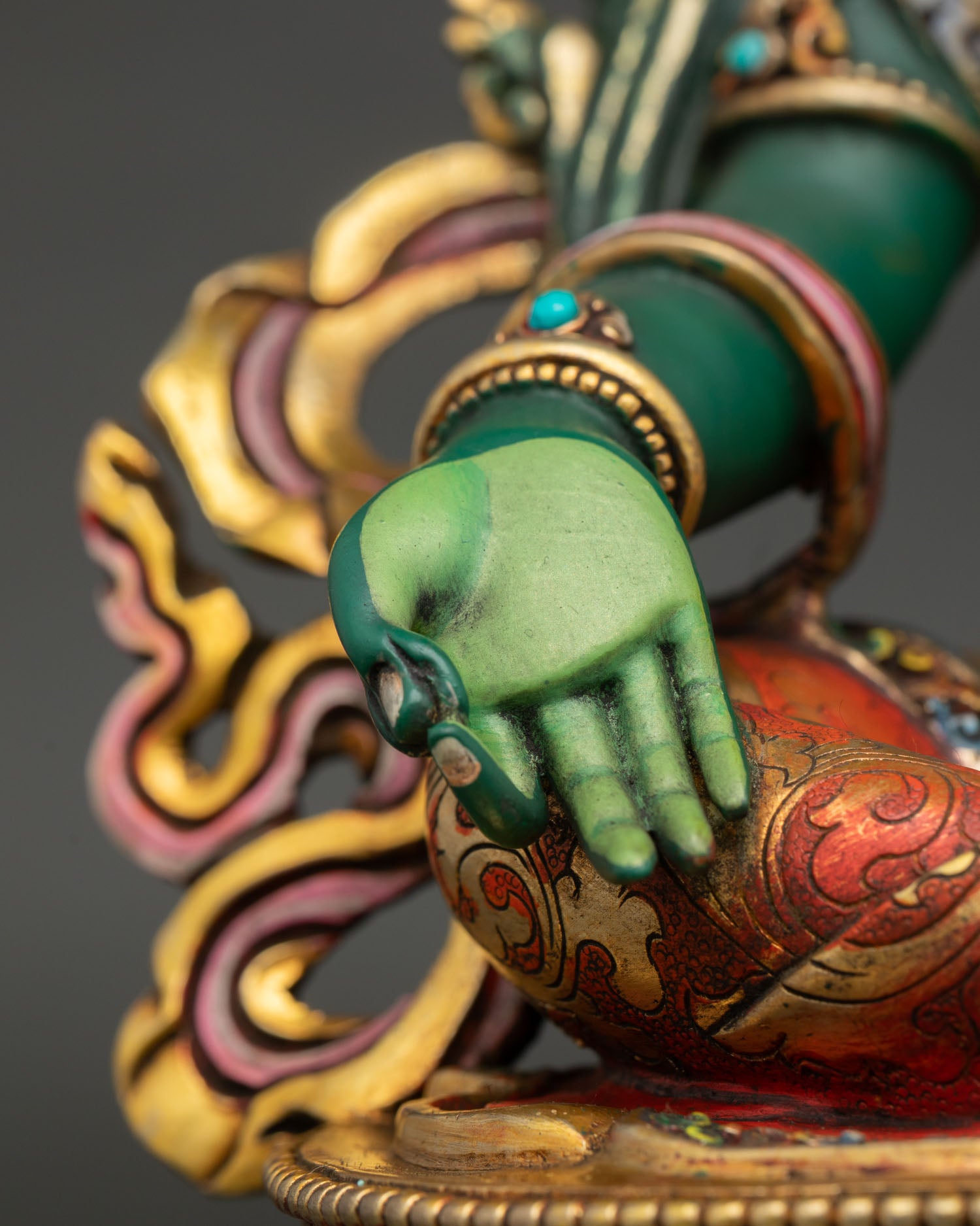 Green Tara Statue - Symbols of Compassion and Protection