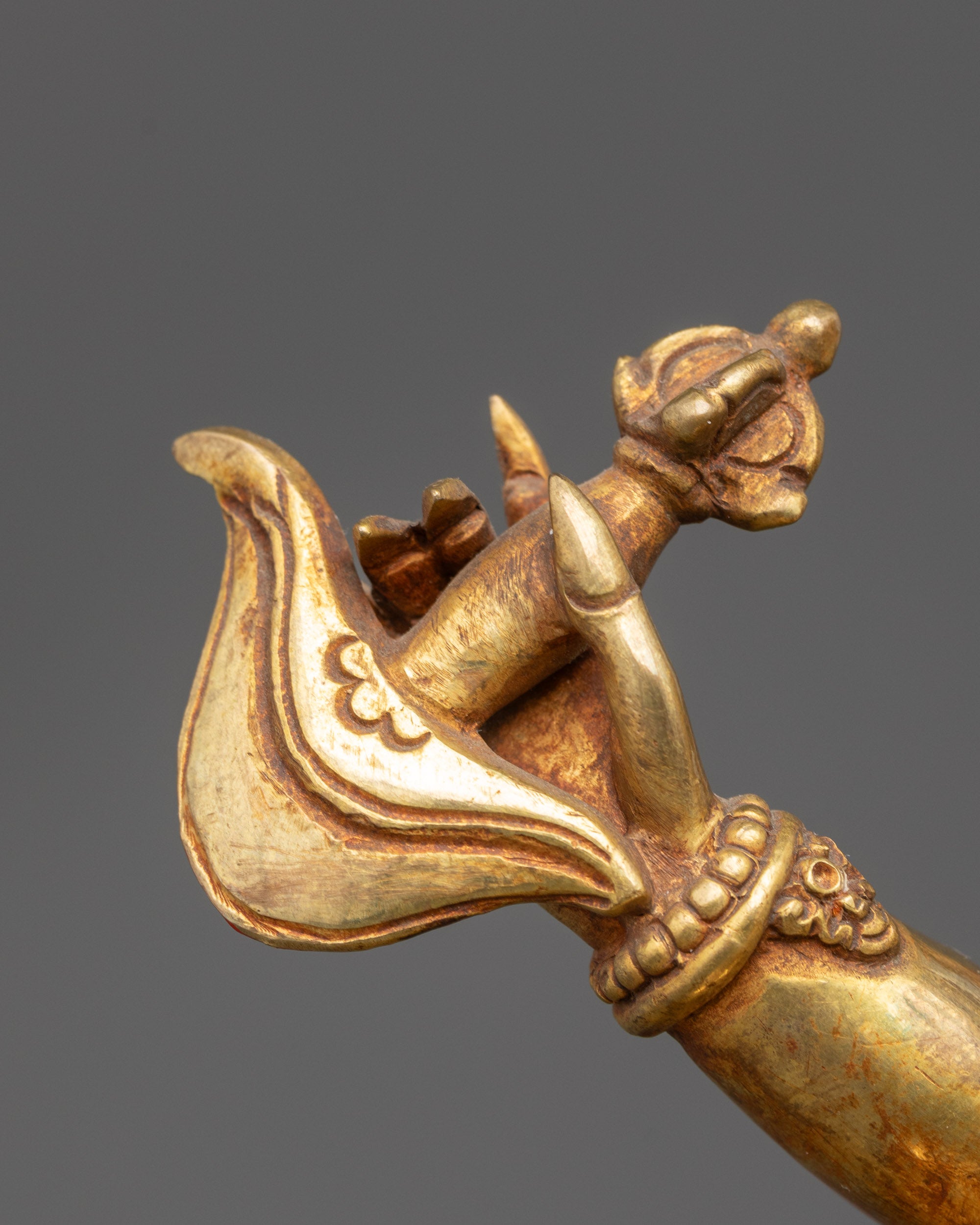 Protector White Mahakala Statue | Tibetan Buddhist Mahakala Idol