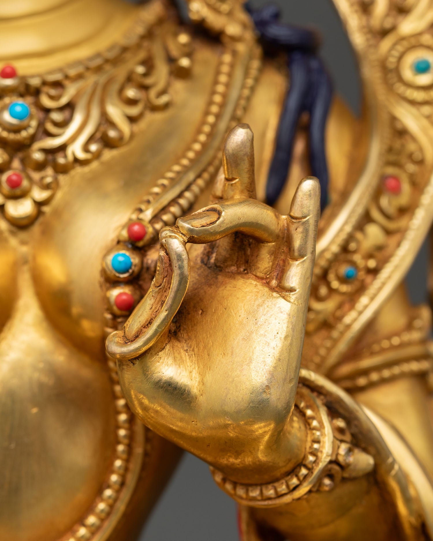 Green Tara Statue | Hand-Carved Meditation & Spiritual Decor
