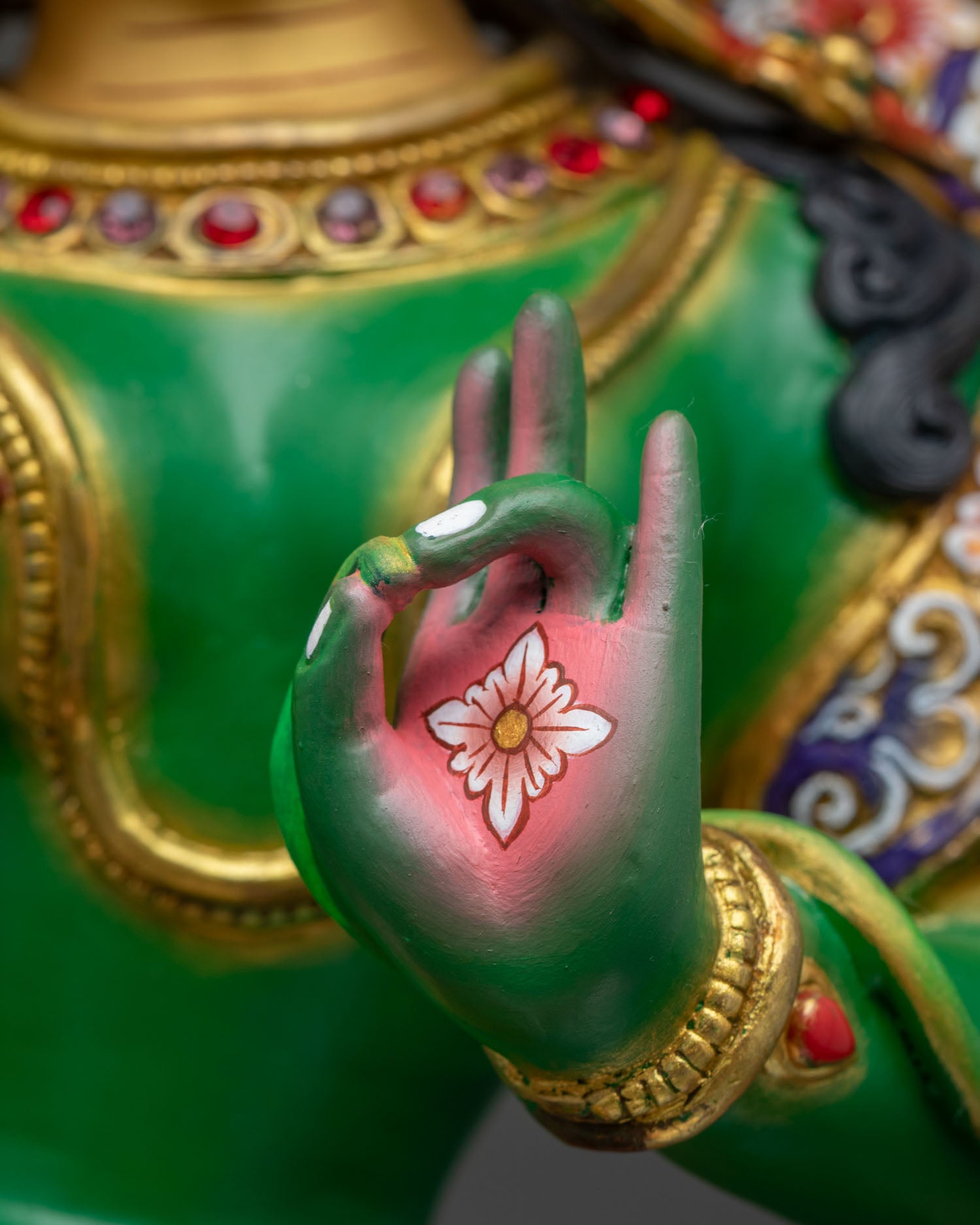 Beautiful Green Tara Statue | The Goddess Who Answers Swiftly