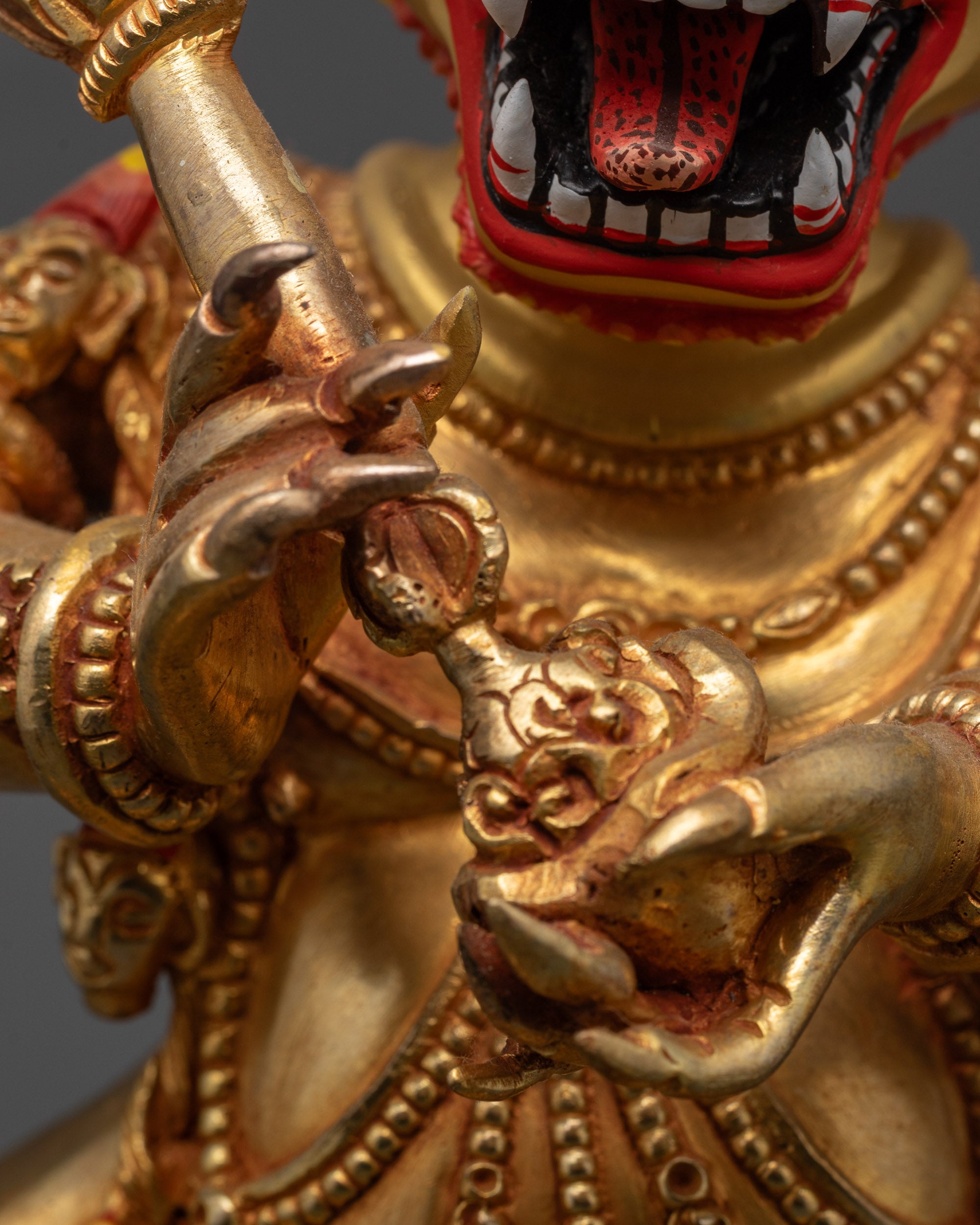Sacred Yamantaka Sculpture | Yidam Deity for Meditation
