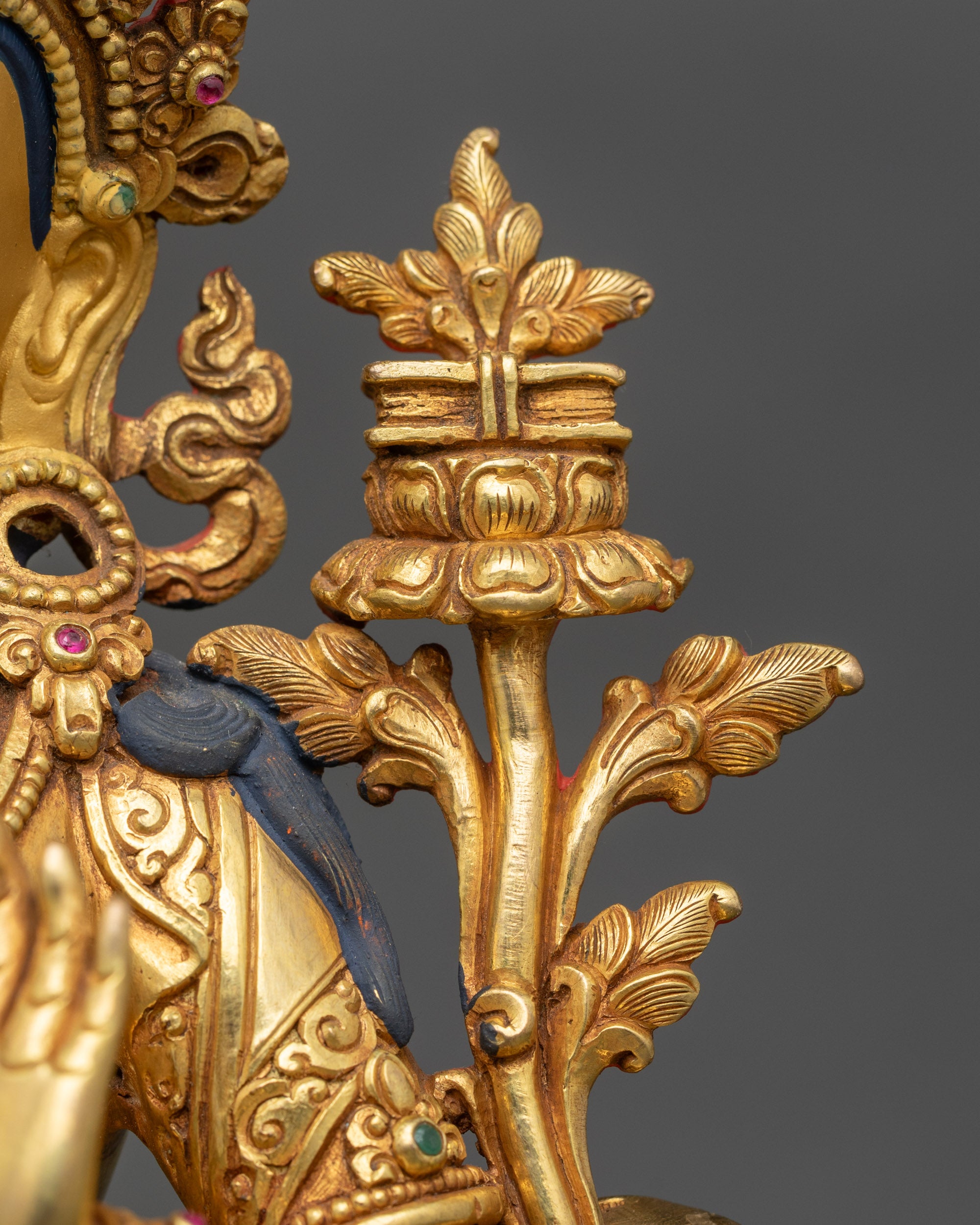 Manjushri Statue | Nepalese Artisan-Crafted Copper Sculpture