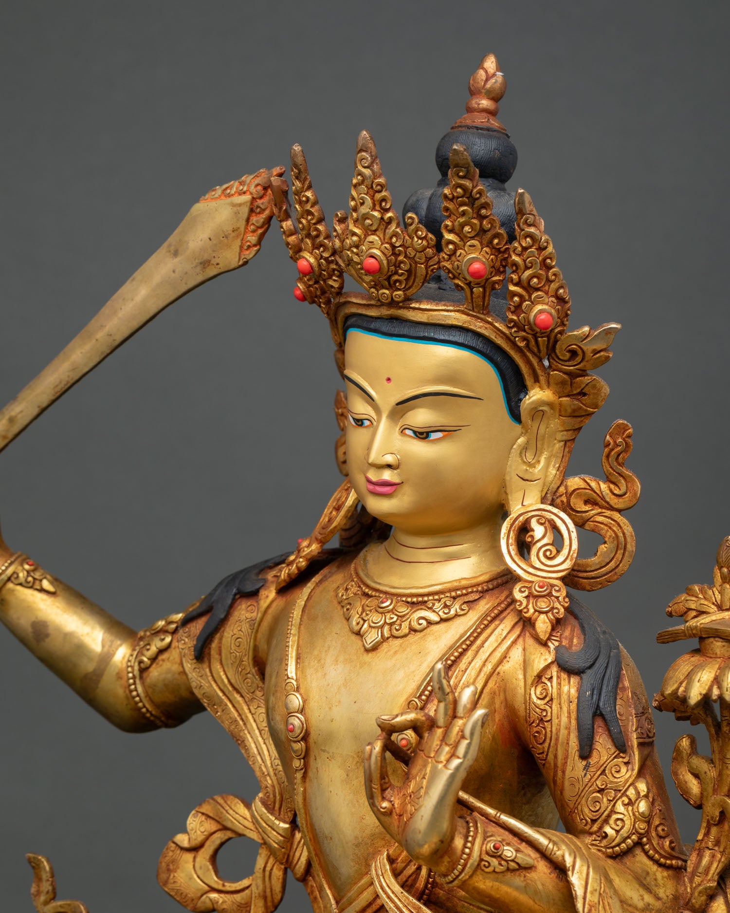 Manjushree Bodhisattva Statue - Symbol of Supreme Wisdom