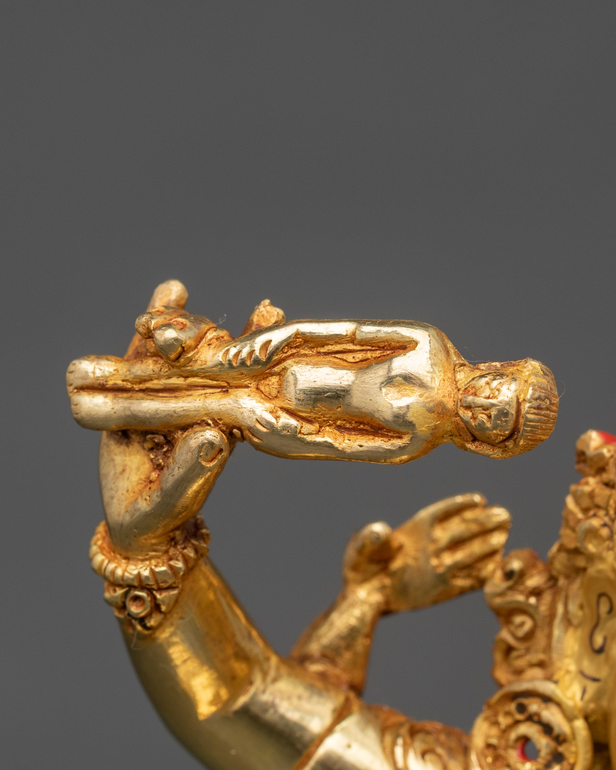 Buddhist Ekajati Goddess Sculpture – Handmade Himalayan Sacred Art