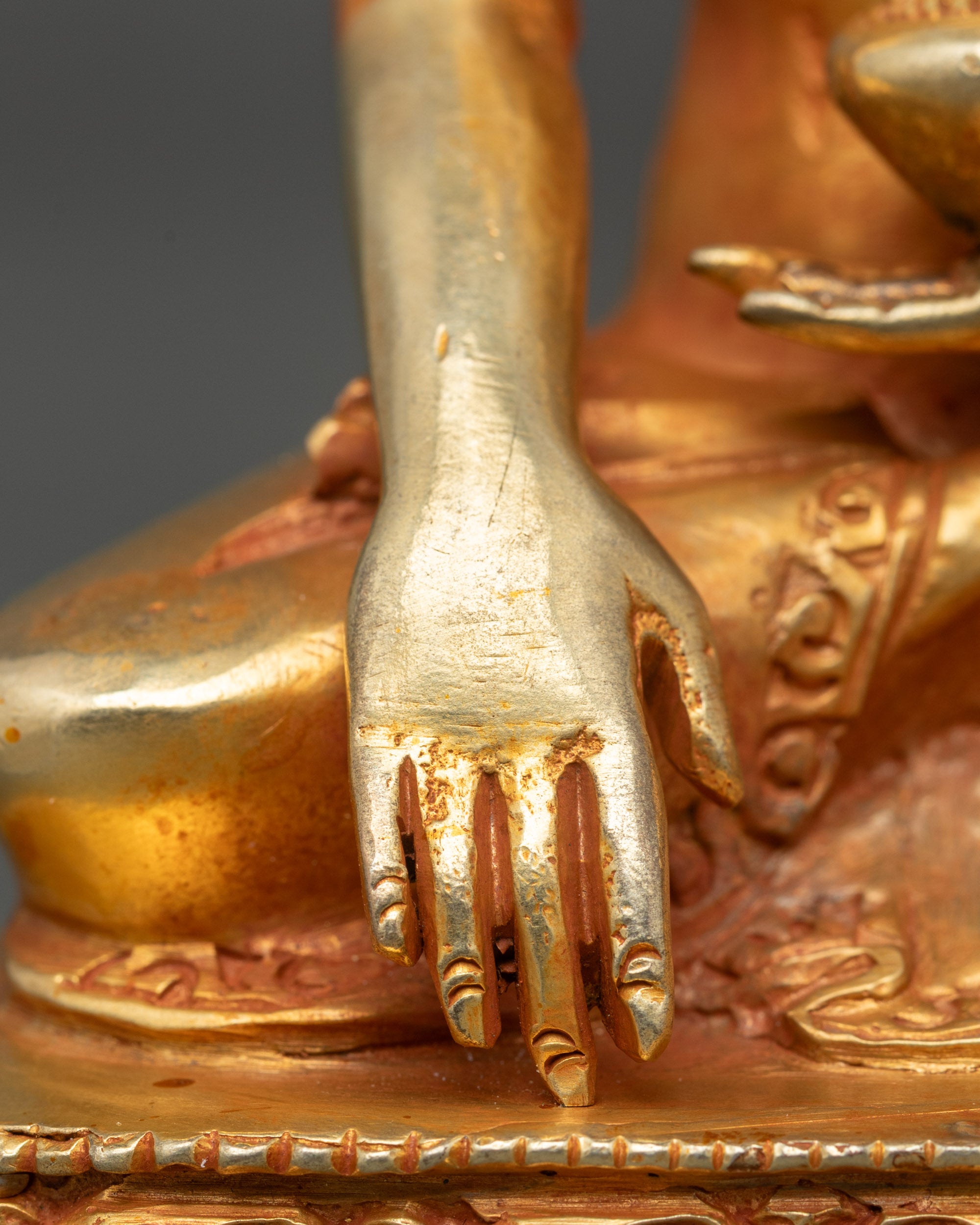 Shakyamuni Buddha Sculpture | Nepalese Copper Statue for Meditation