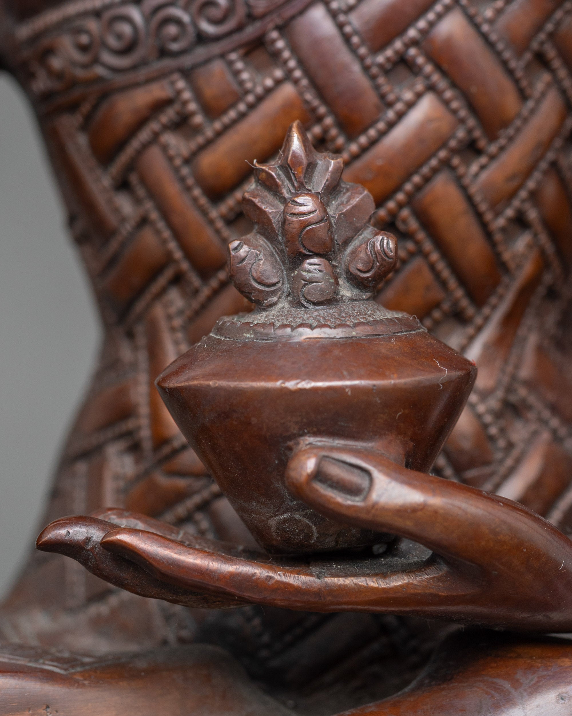 Nepalese Medicine Buddha Statue | Handcrafted Healing Buddha Icon