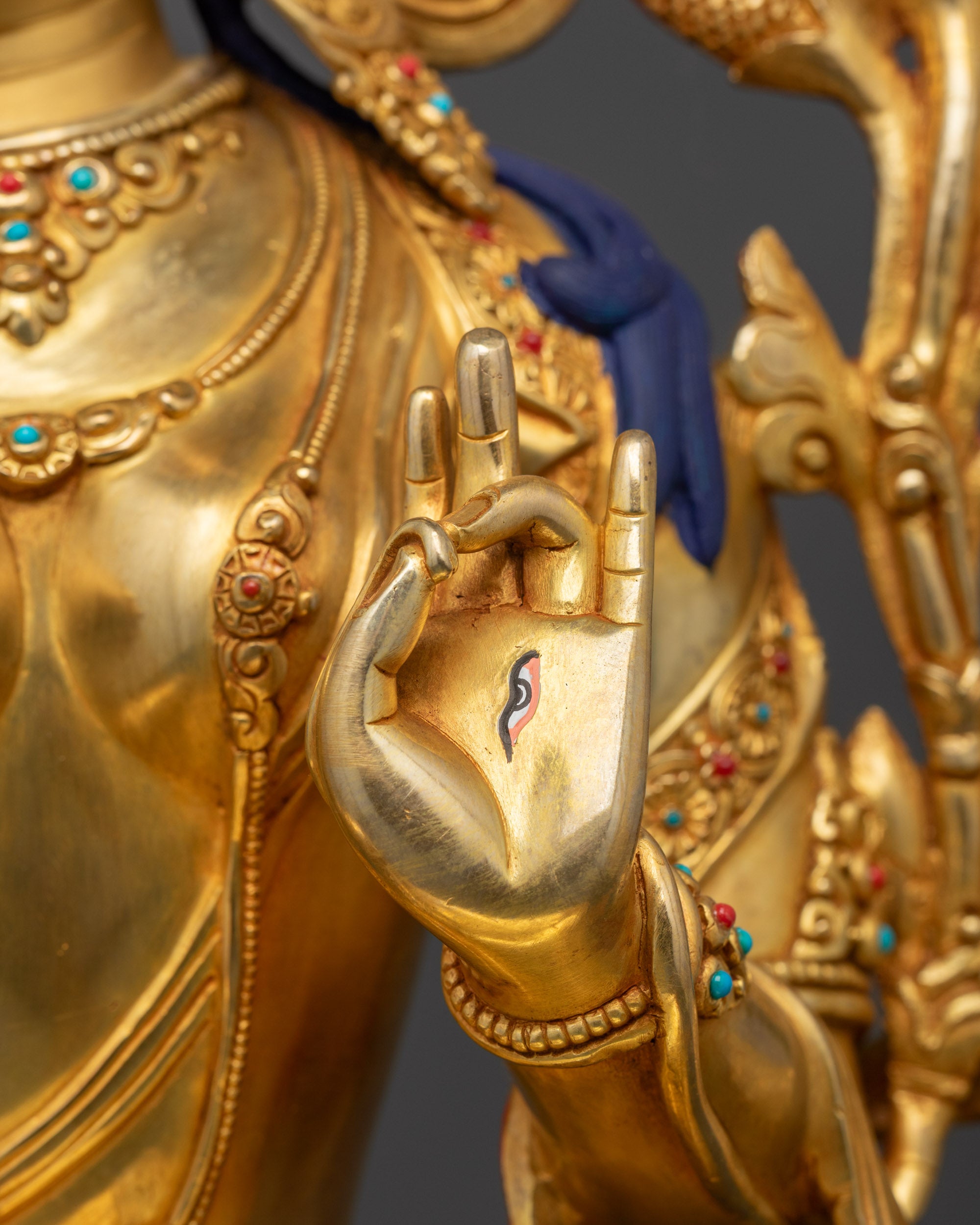 Female Bodhisattva White Tara Statue | Goddess of Compassion and Serenity