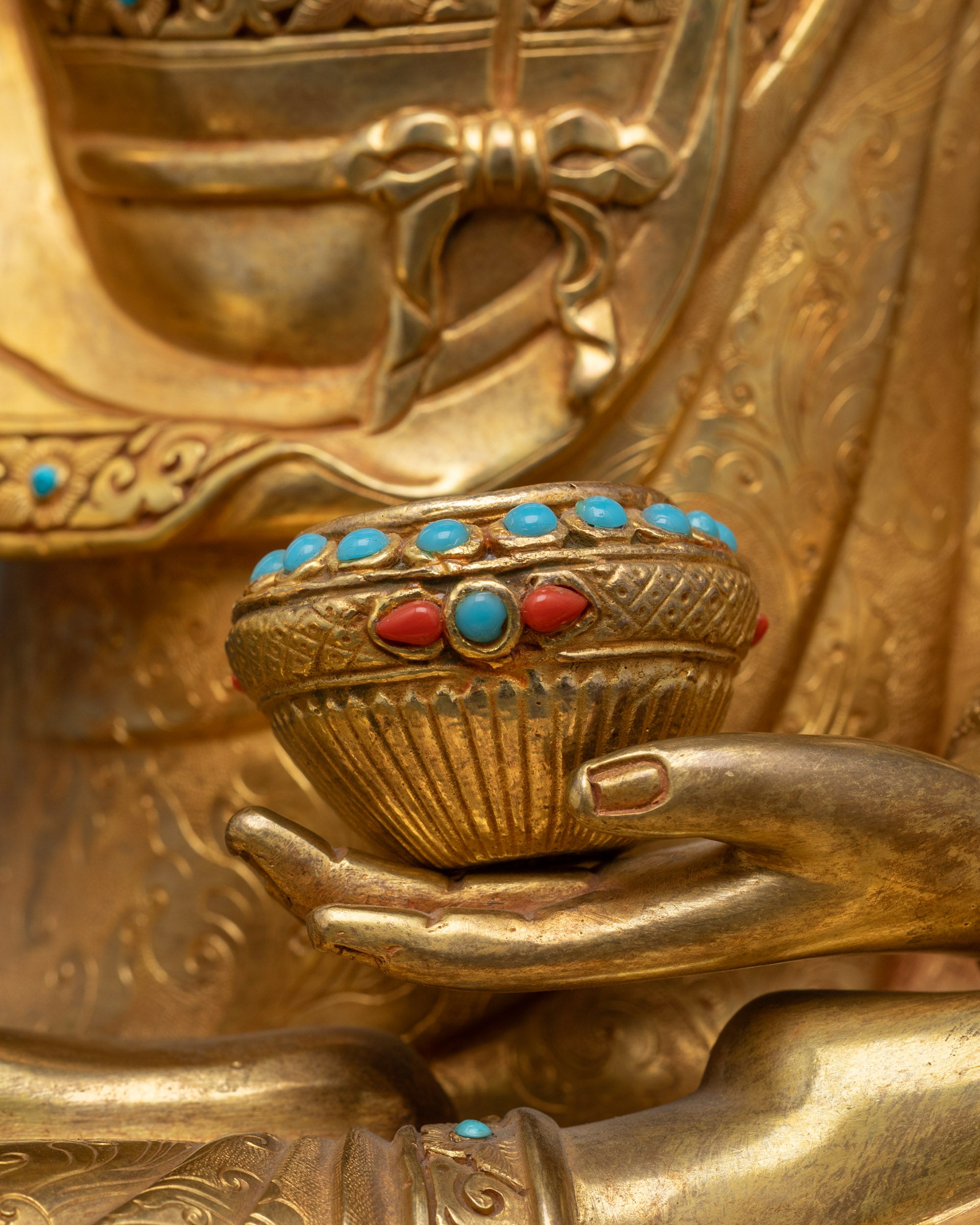 Handmade Historical Shakyamuni Buddha Statue | Enlightened One Idol