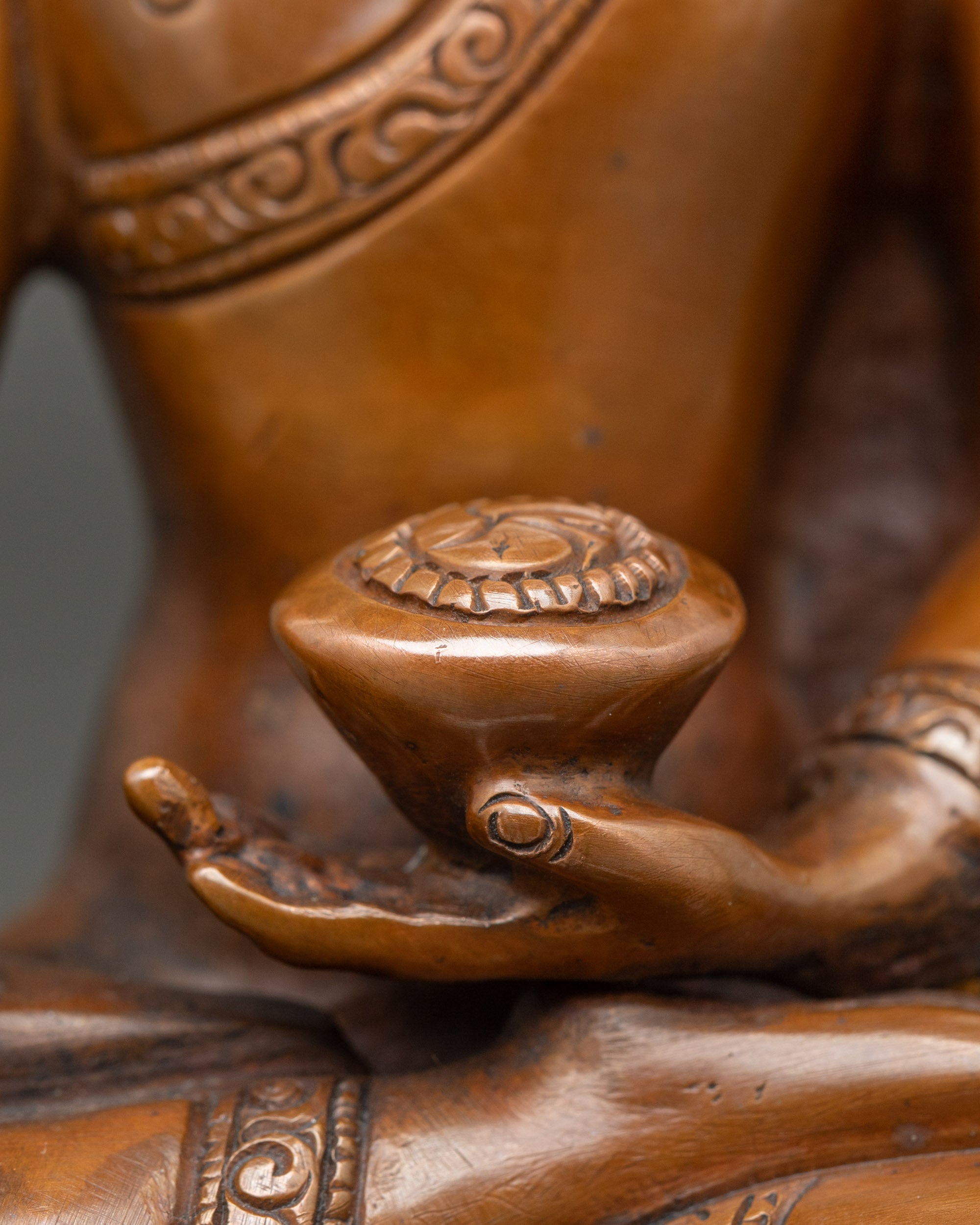 Three Buddha Statue Set for Home Altar | Handcrafted Nepalese Spiritual Art