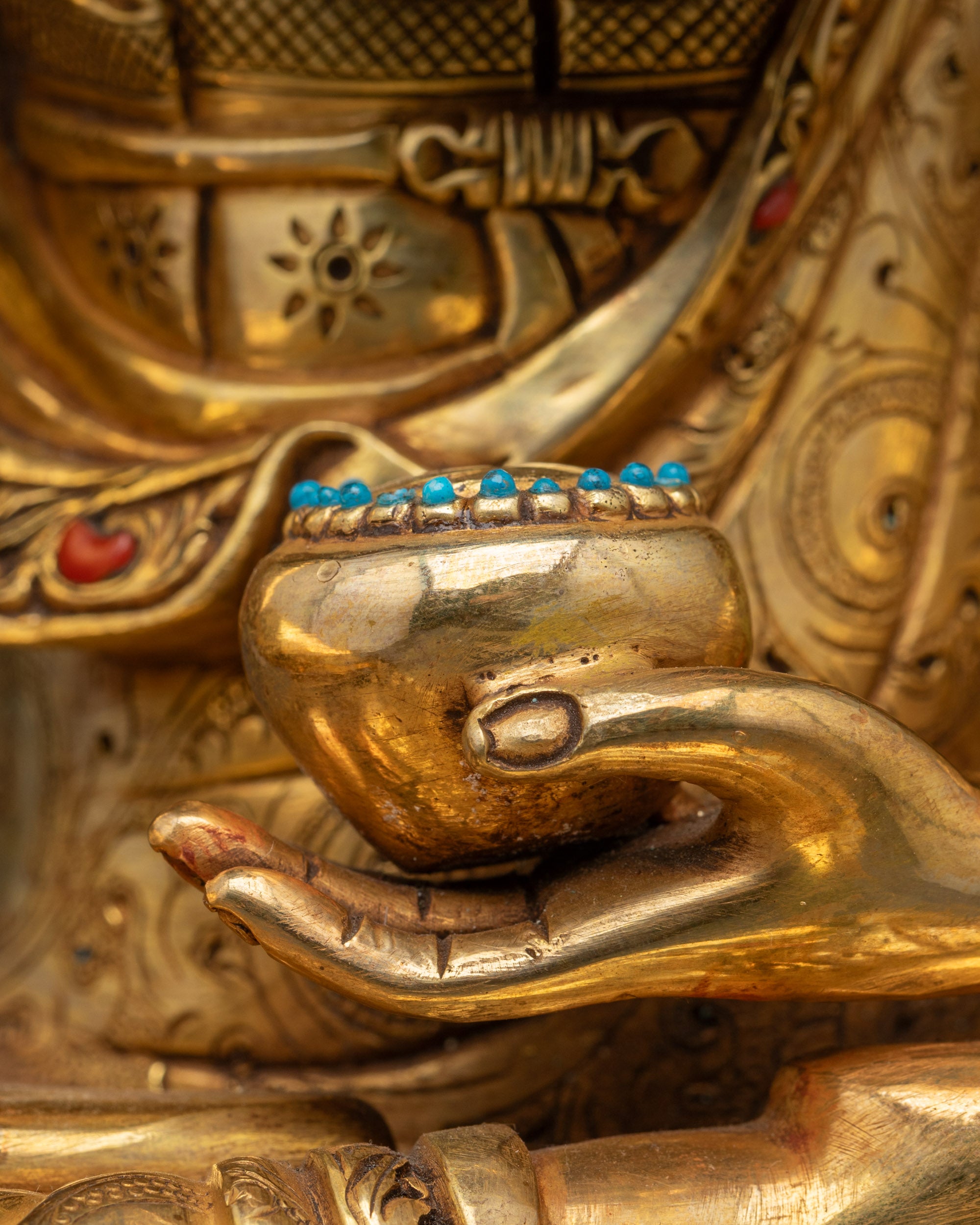 Tibetan Jowo Rinpoche Buddha Statue | Exquisite Handmade Tibetan Altar