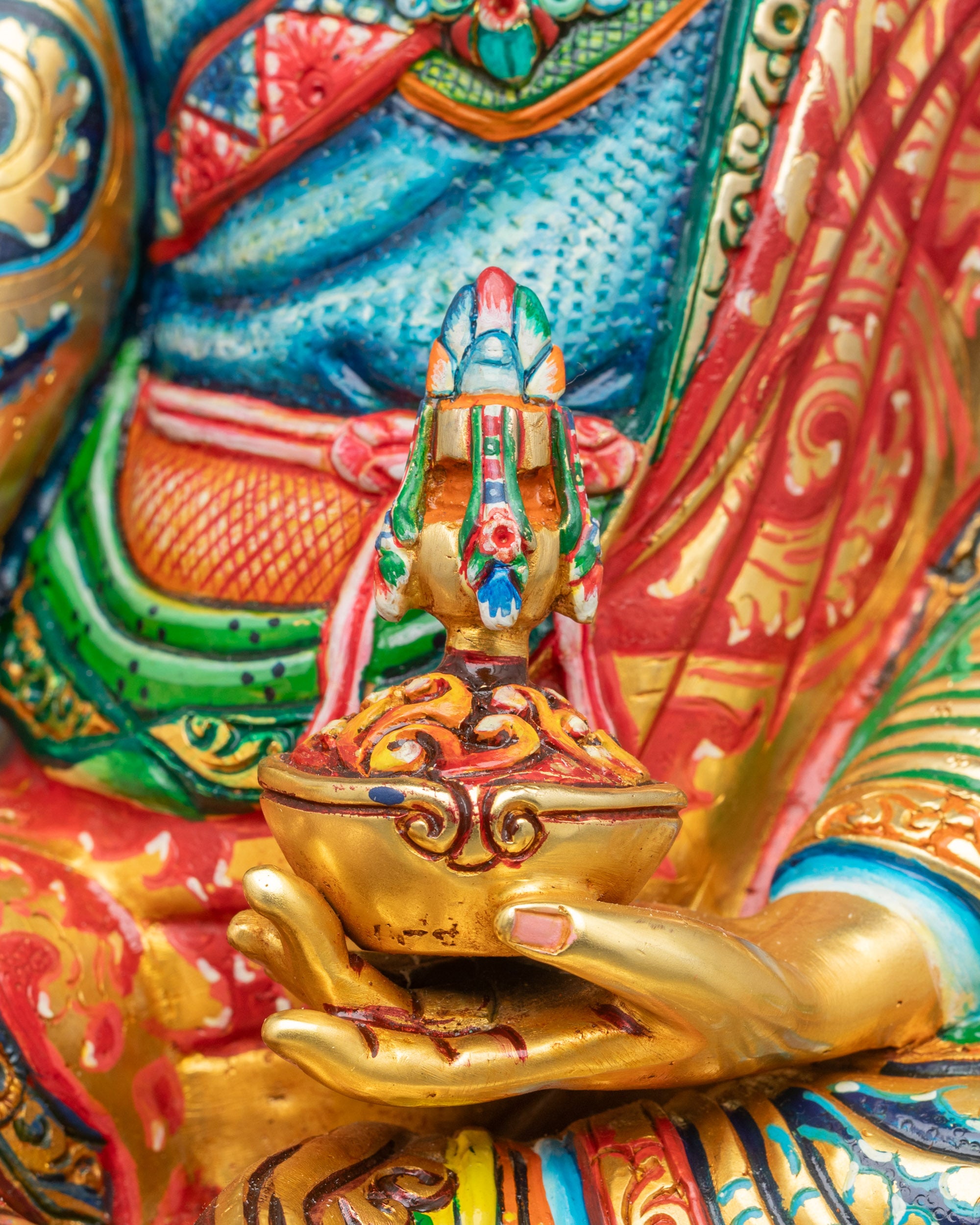 Divine Guru Rinpoche Statue – Nepalese Lotus-Born Master