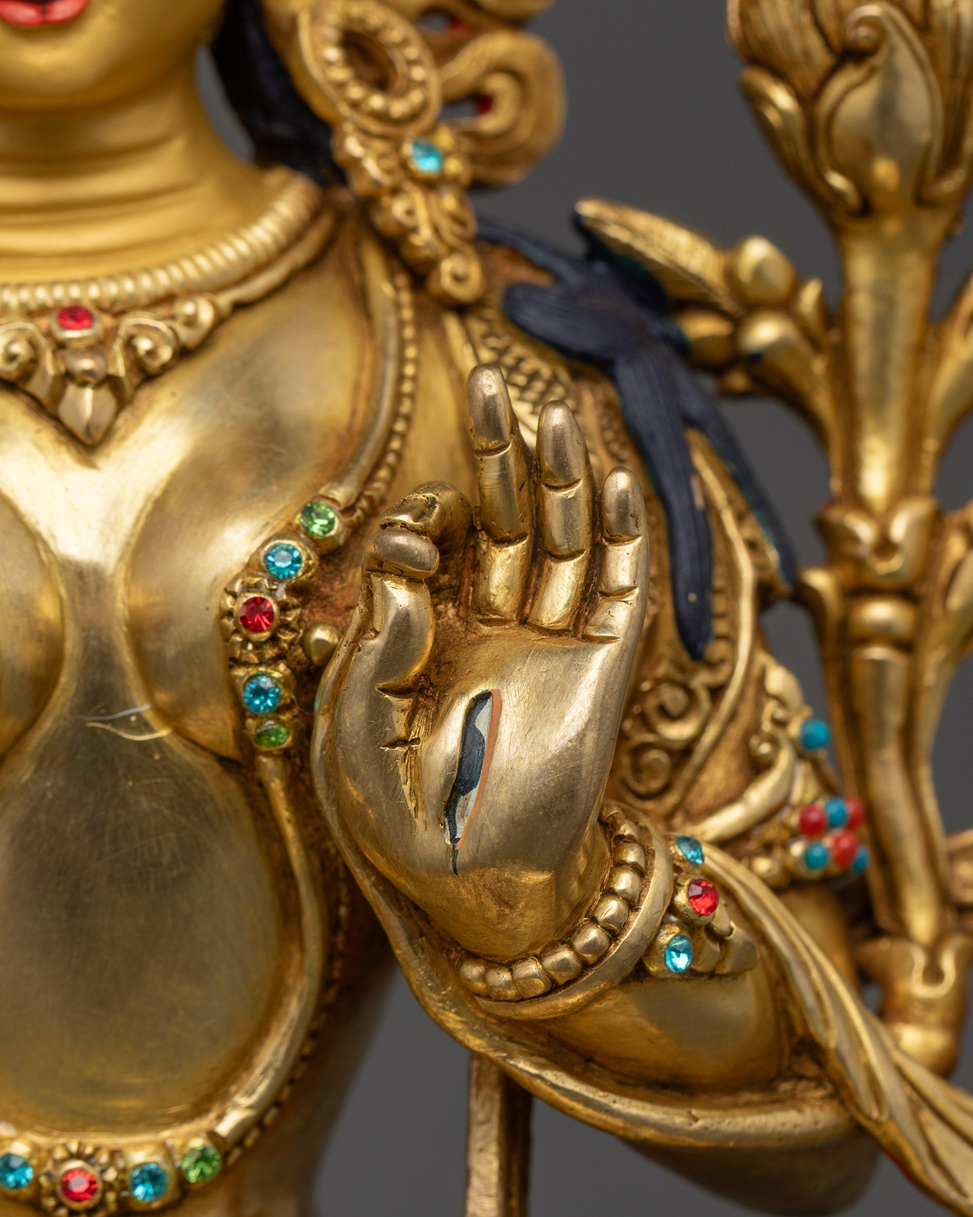 Sacred Goddess White Tara Statue | Statue for Longevity Blessings