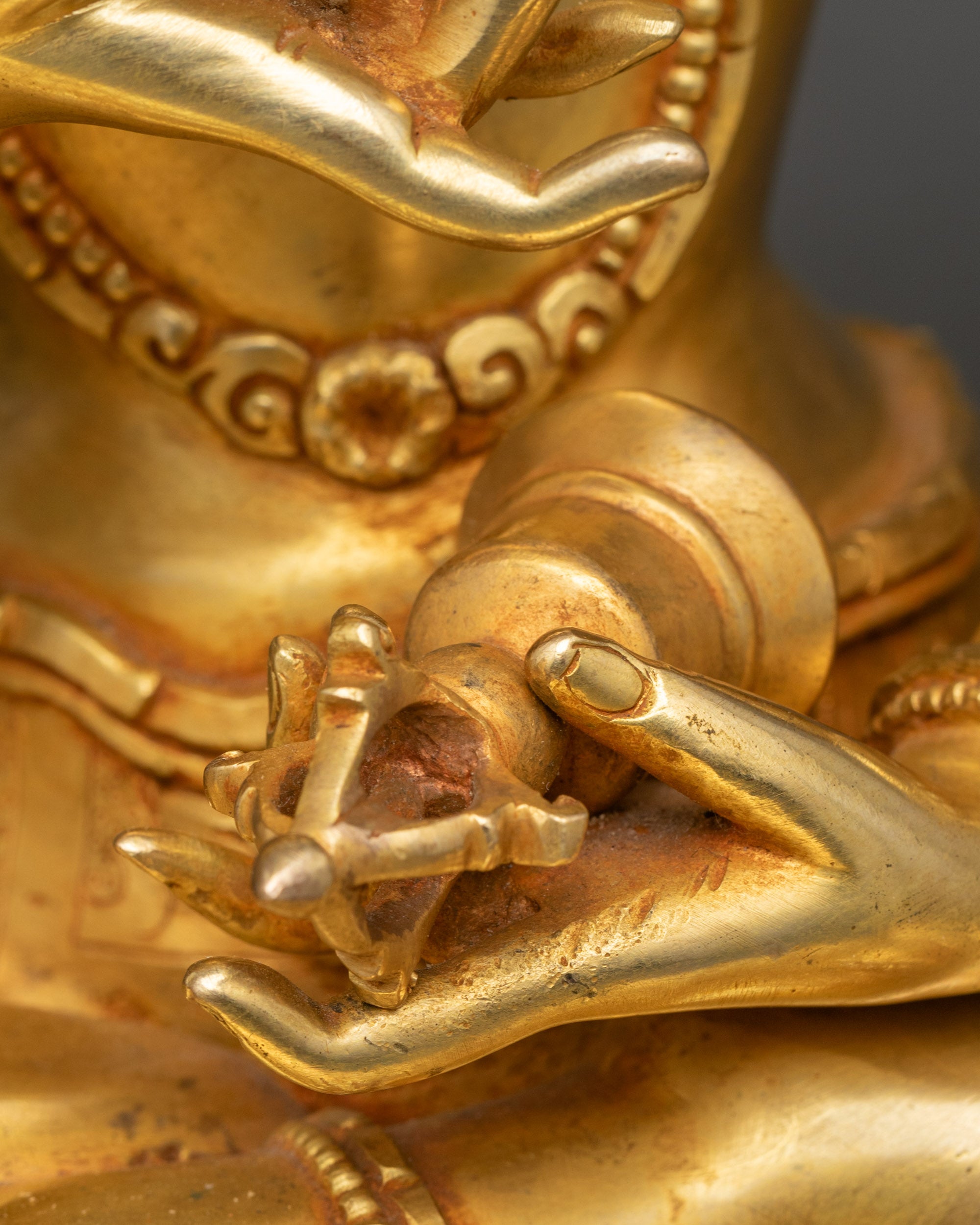 Premium Vajrasattva Statue | Traditional Himalayan Buddhist Artwork