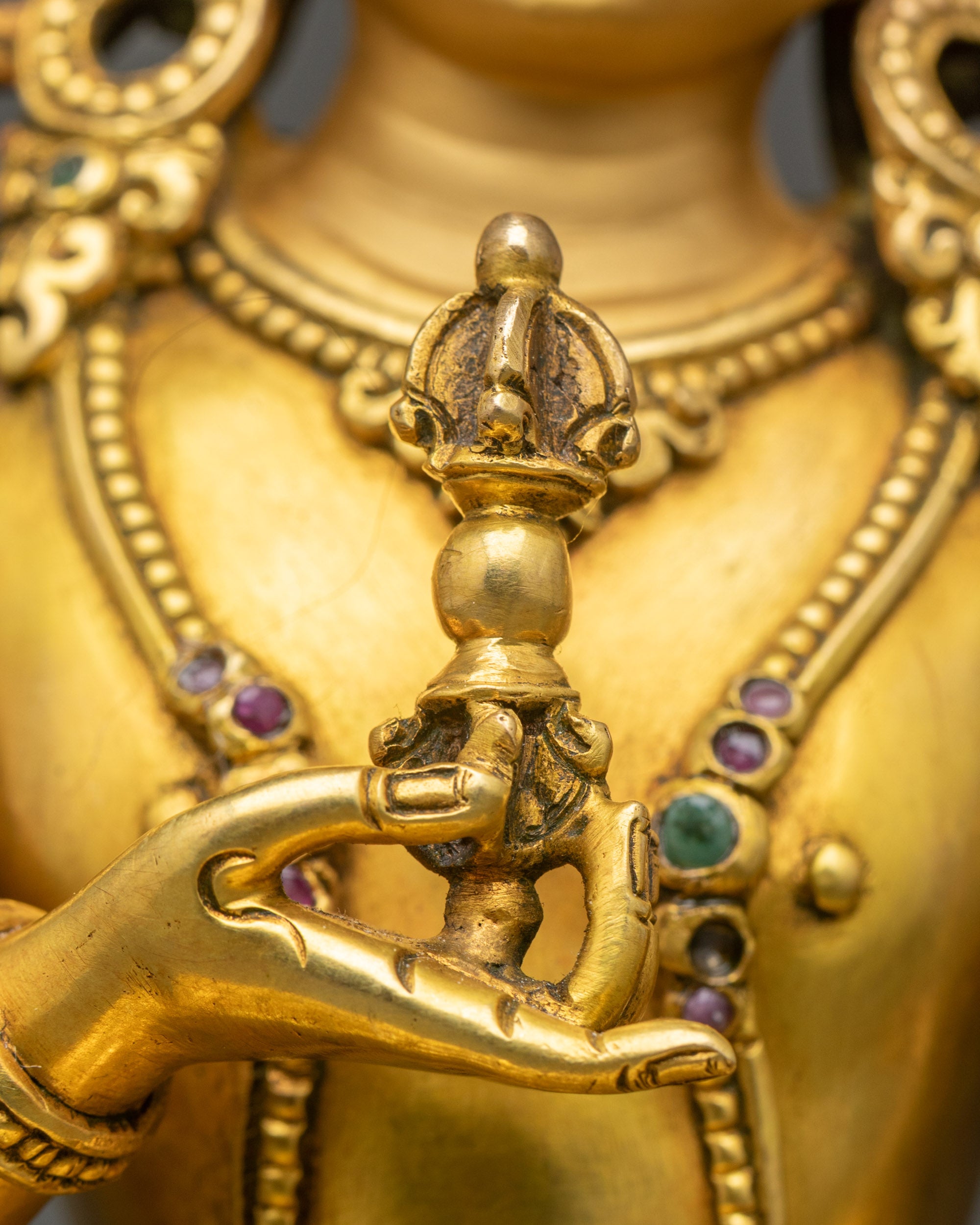 Handcrafted Vajrasattva Statue for Meditation & Spiritual Practice