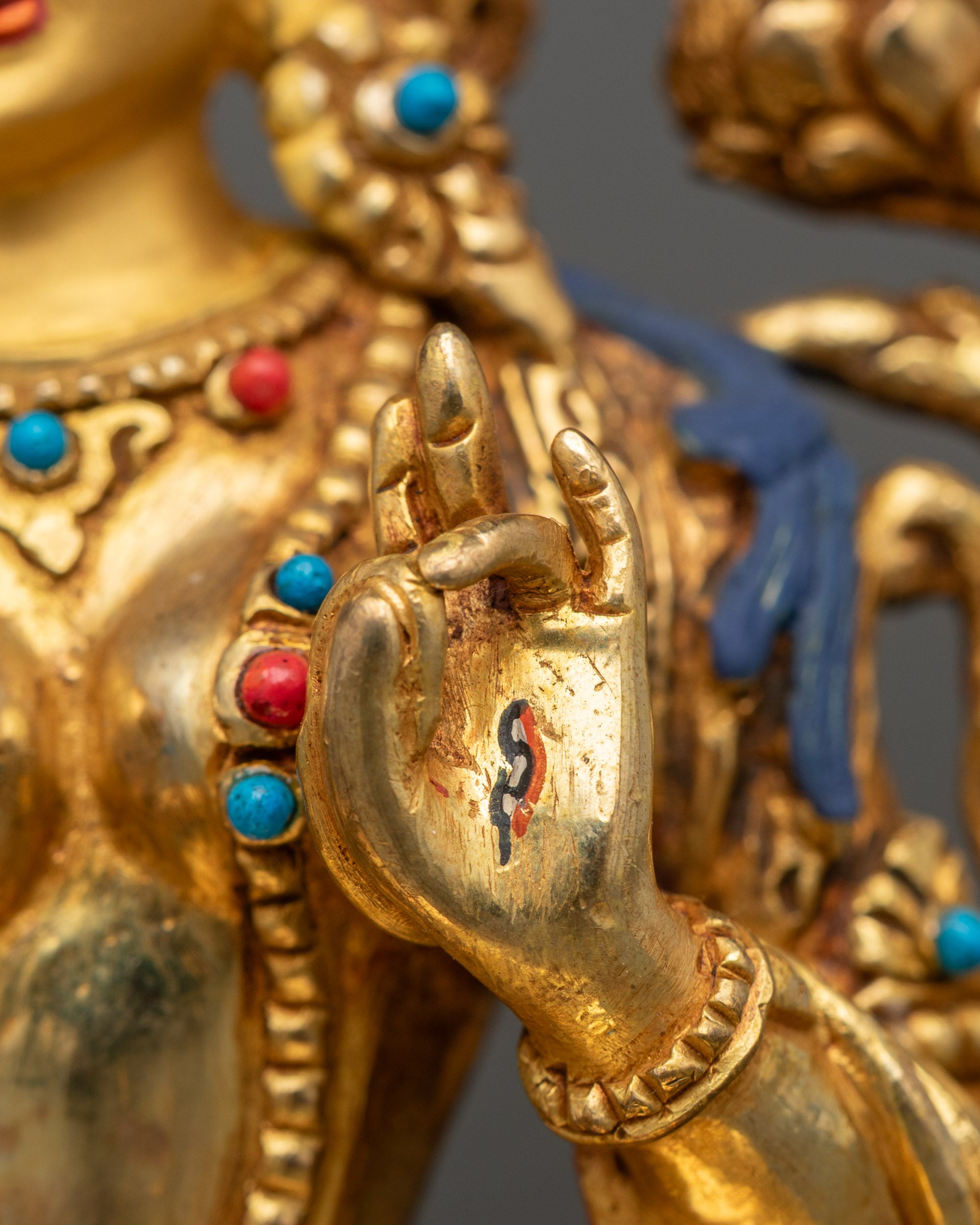 Himalayan White Tara Statue | Artisan-Made Nepalese Meditation Idol