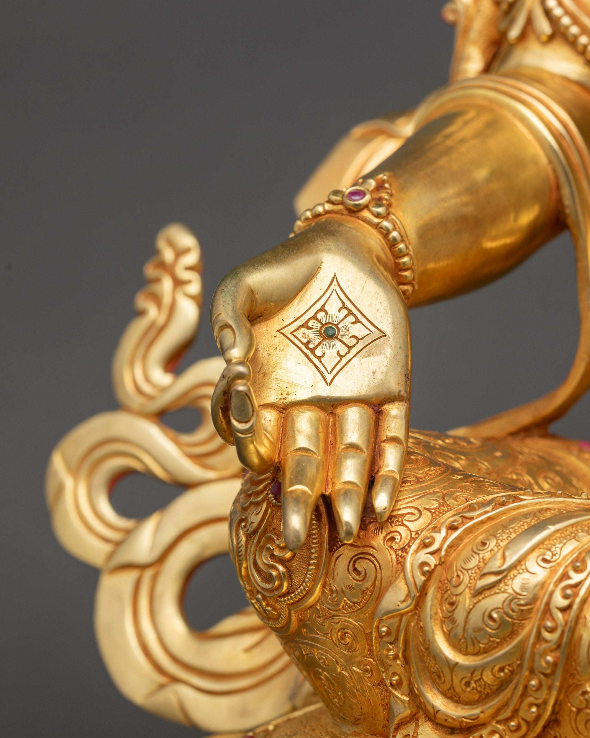 Green Tara Statue for Home Altar | Buddhist Compassionate Goddess