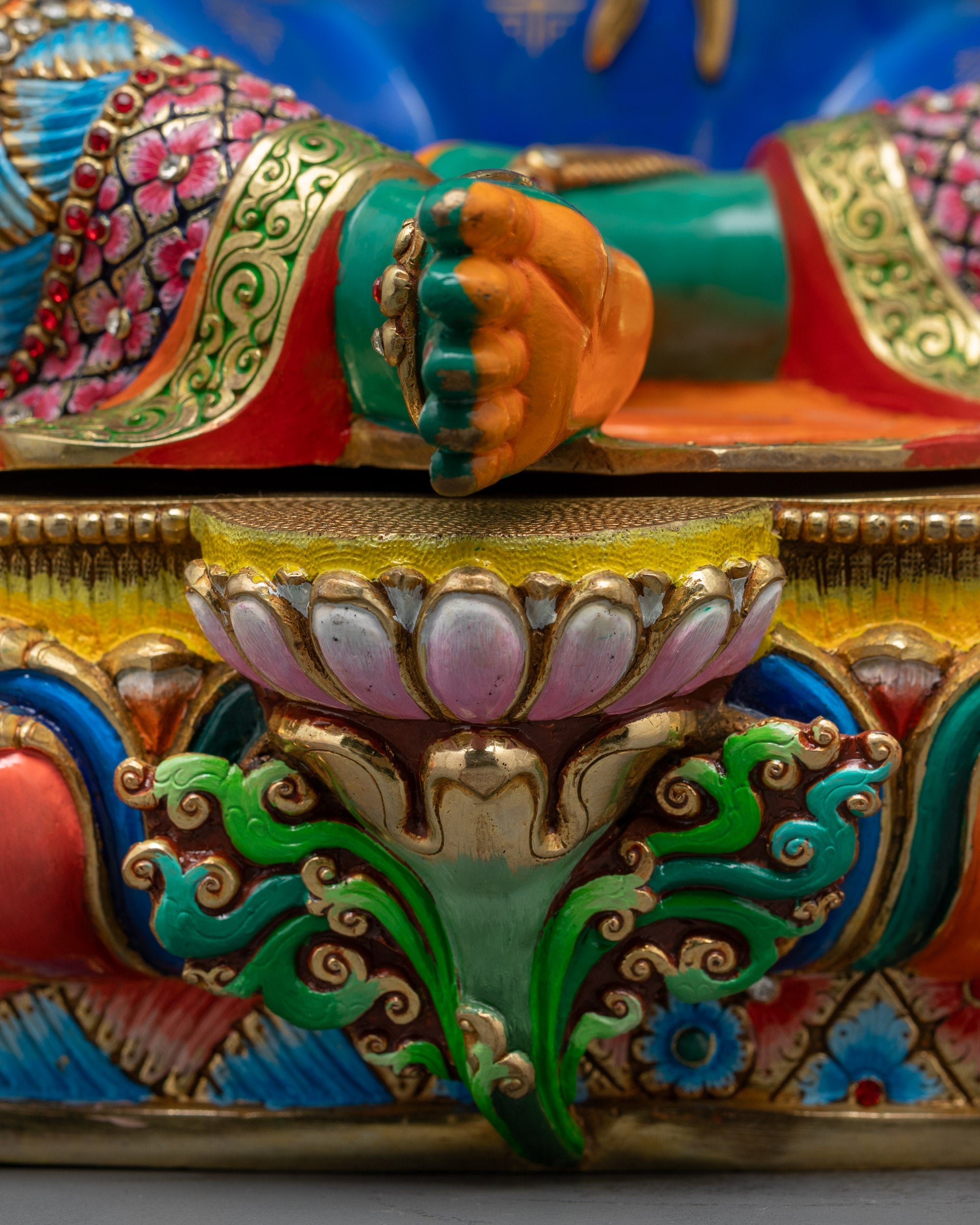 22" Mother Green Tara Statue for Altar | Tibetan Buddhist Sculpture