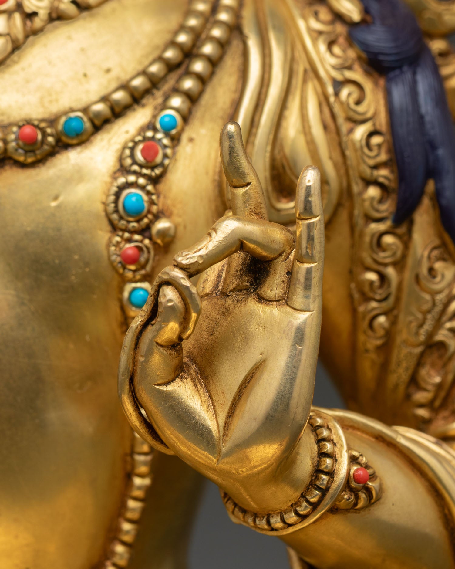 Manjushri Statue | Traditional Lost Wax Craftsmanship