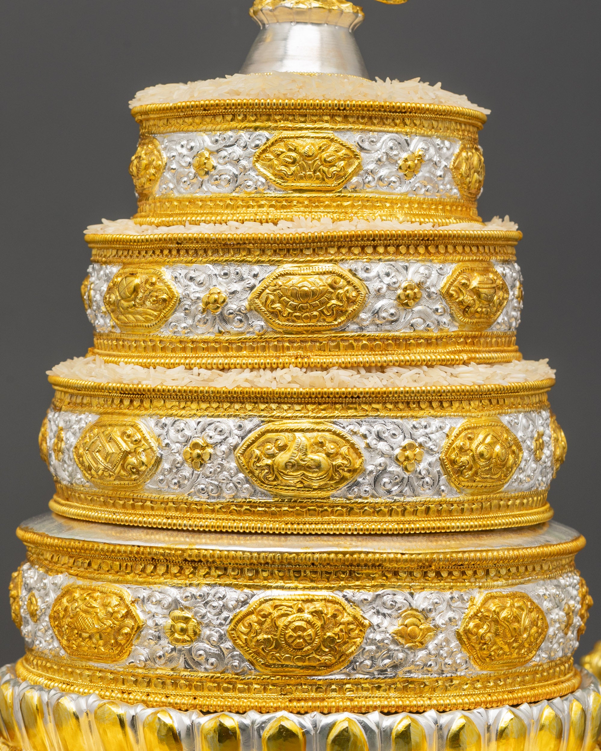 Elevate Your Altar with Authentic Tibetan Mandala Set | Ritual Offering