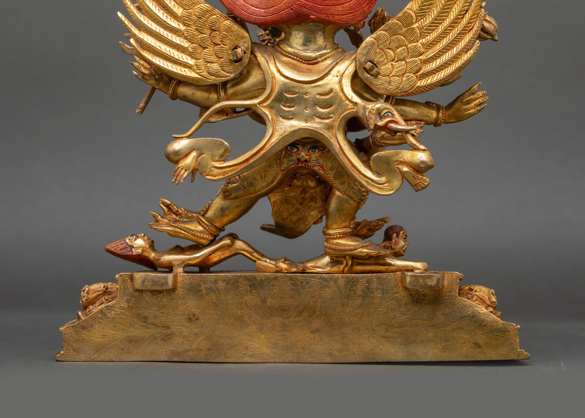 Handmade Vajrakilaya and Consort Statue for Daily Spiritual Practice