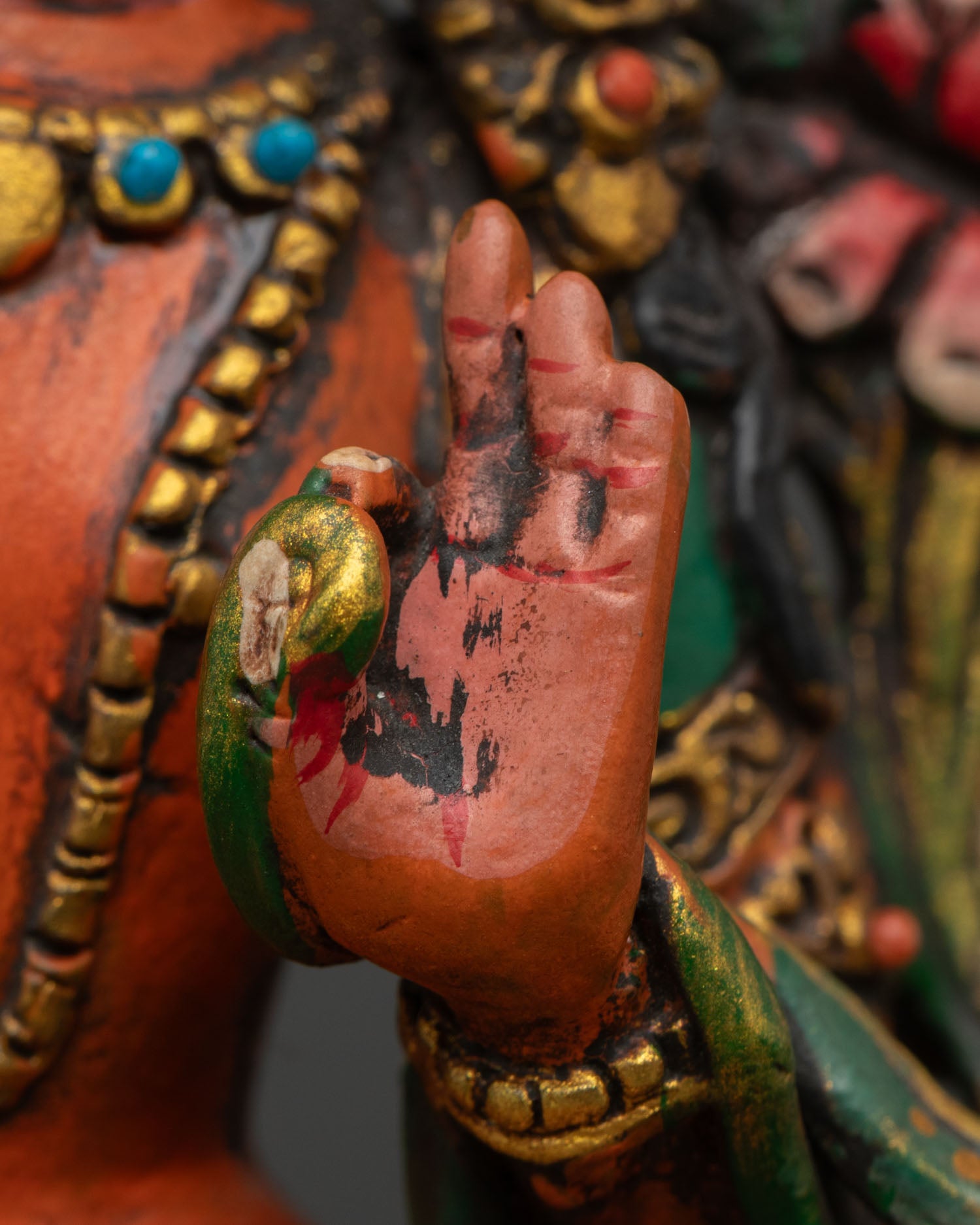 Manjushree Statue – Himalayan Bodhisattva of Divine Wisdom