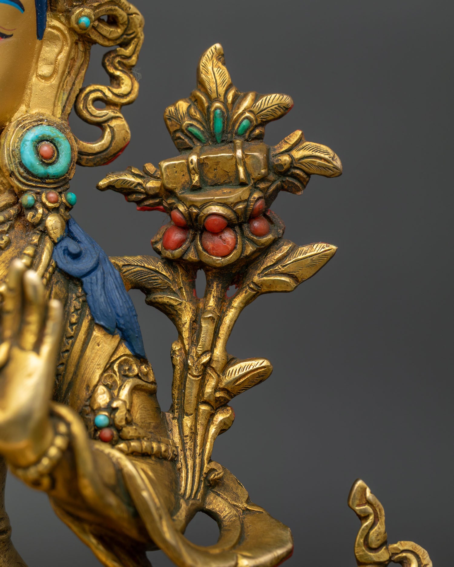 Elegant Manjushri Statue | Premium Collectible Buddhist Sculpture
