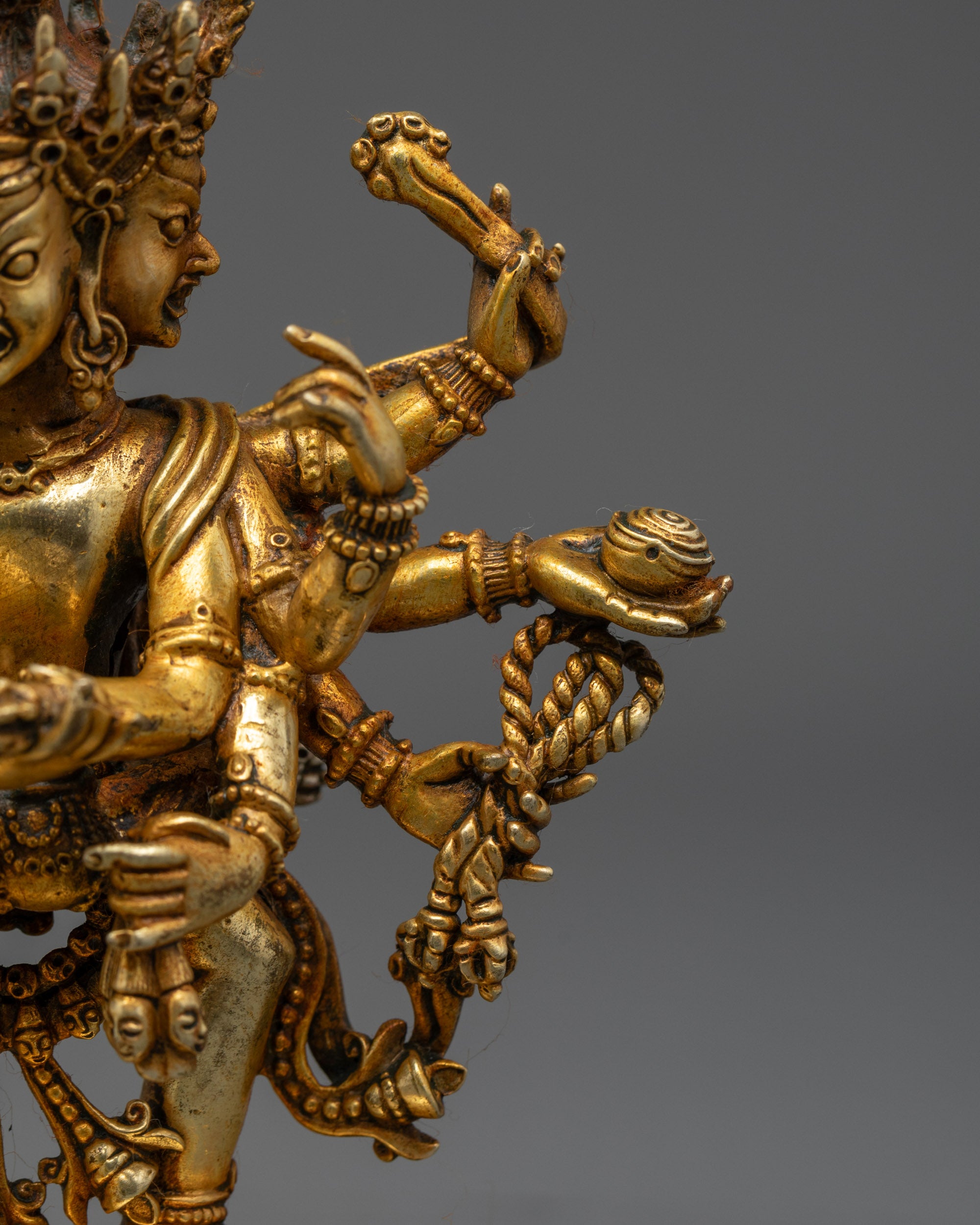 Exquisite Chakrasamvara Statue | Nepalese Artisan-Crafted Tantra Deity