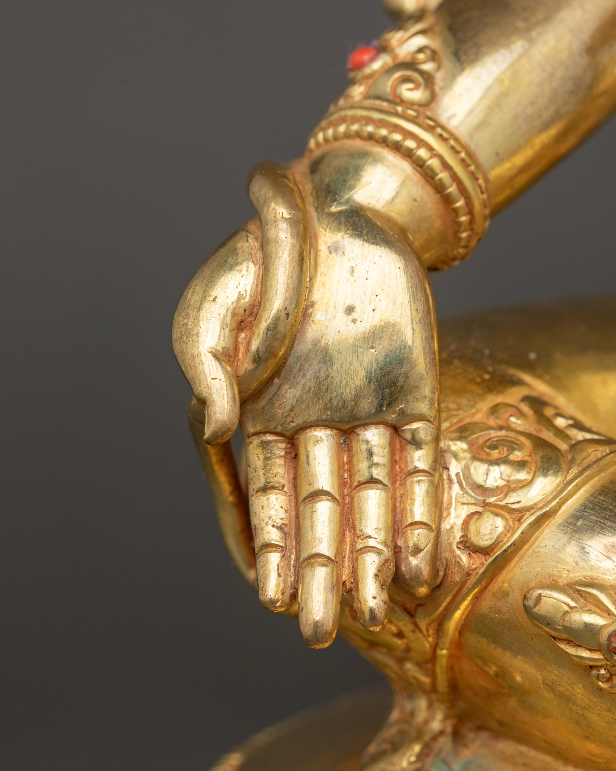 Handmade Green Tara Statue- The Mother Of Liberation