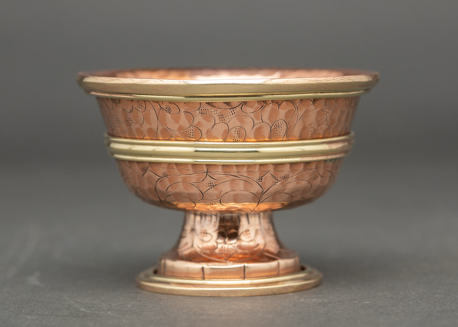 Handcrafted Water Offering Bowl Set for Buddhist Rituals