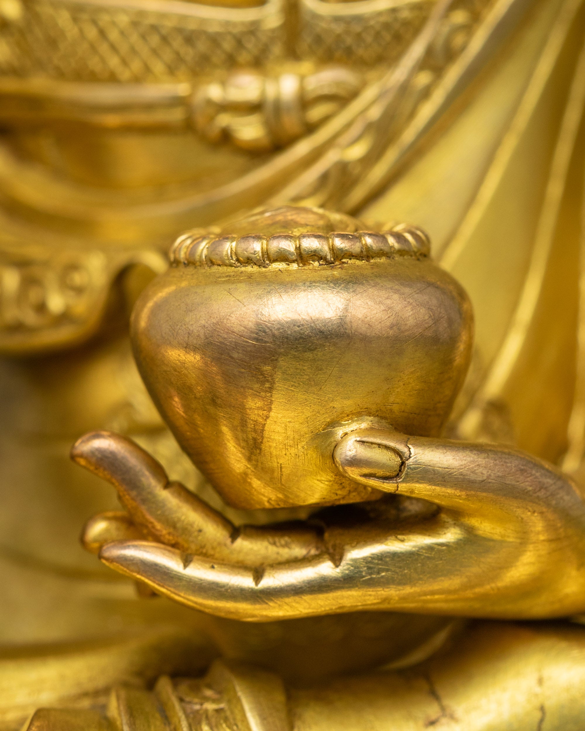 Gautama Buddha Statue | Sacred Copper Sculpture from Nepal