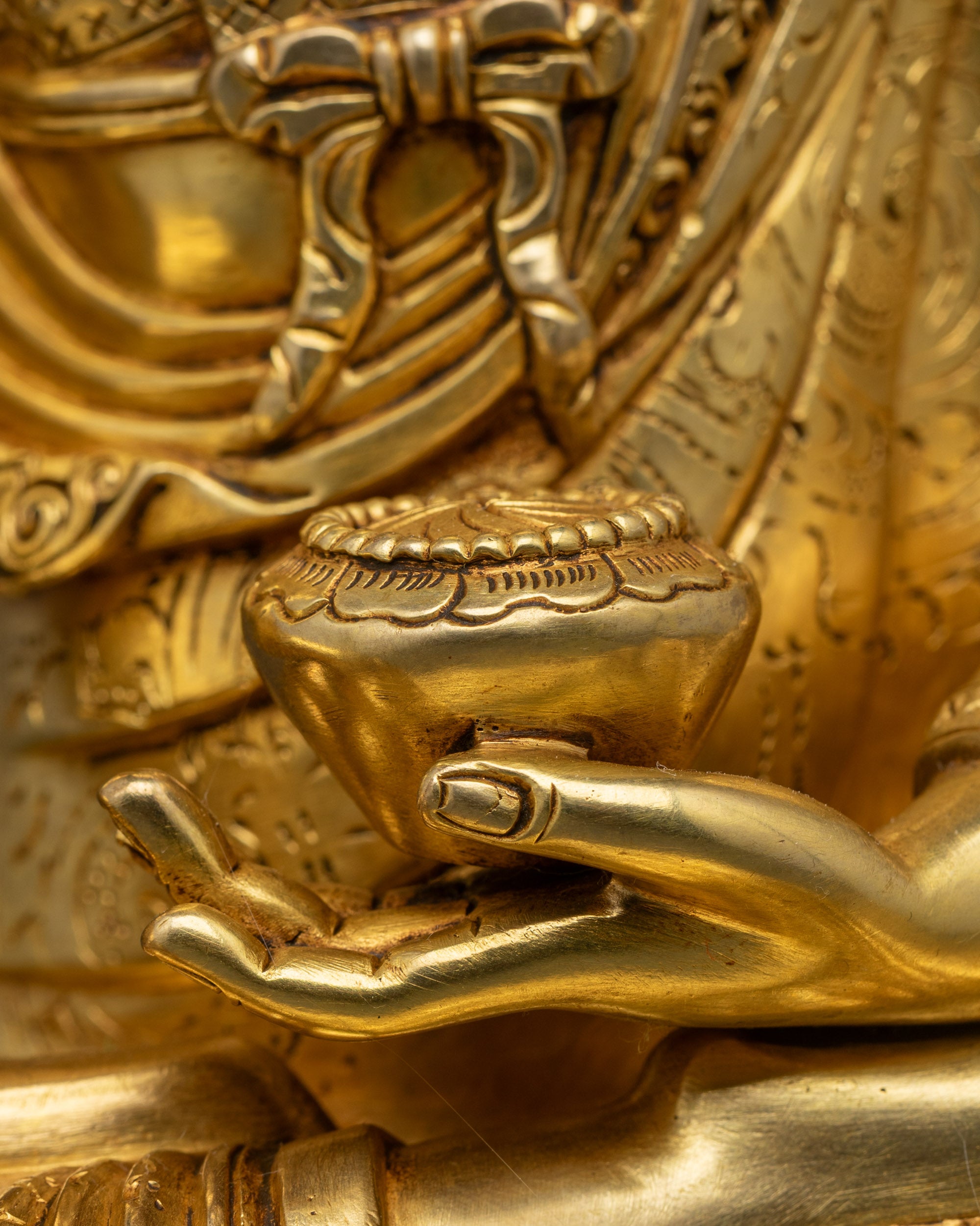 Samana Gotama Statue | Meditation Sculpture for Devotional Practices