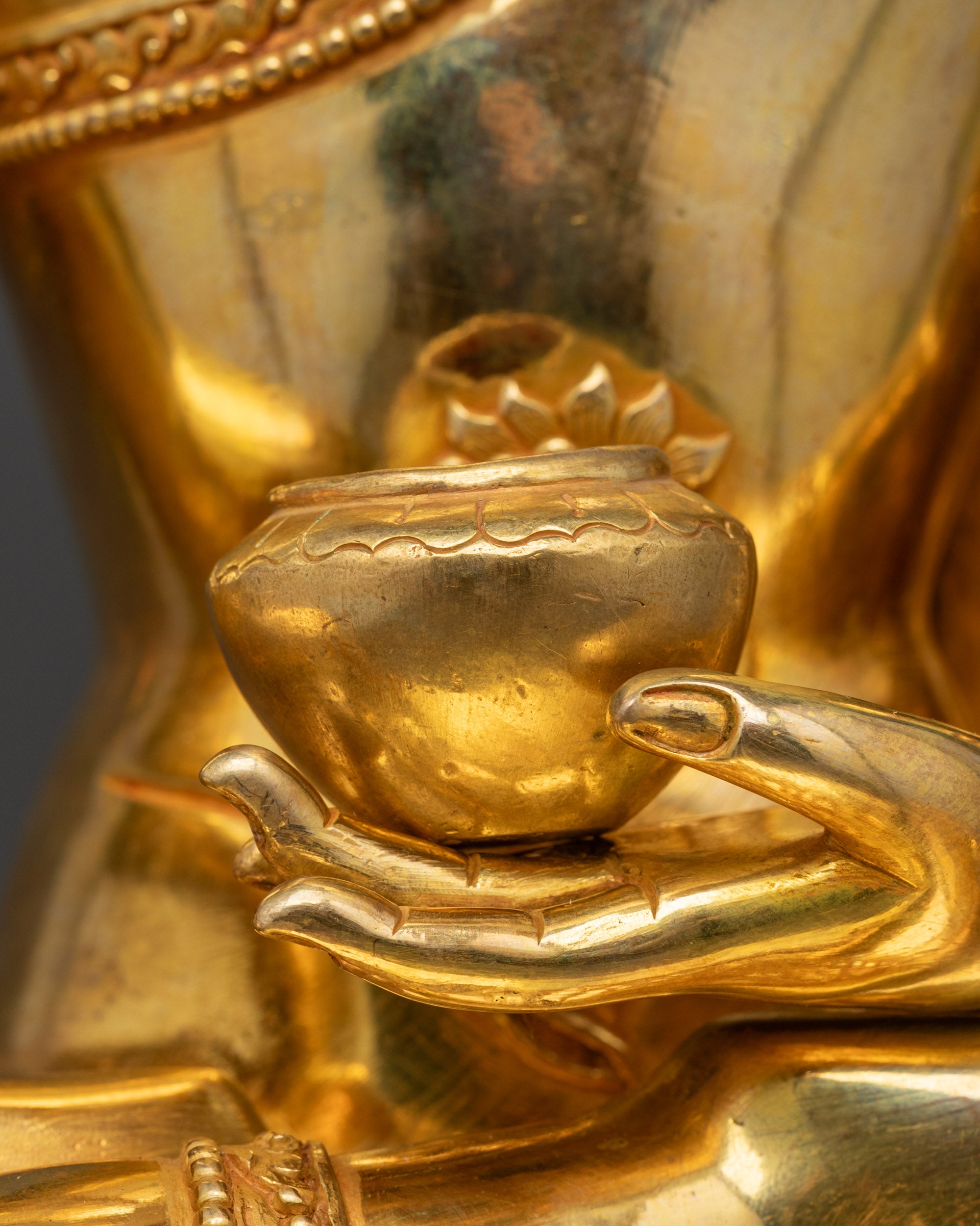 Handmade Shakyamuni Buddha Statue | Sacred Awakened One Figurine