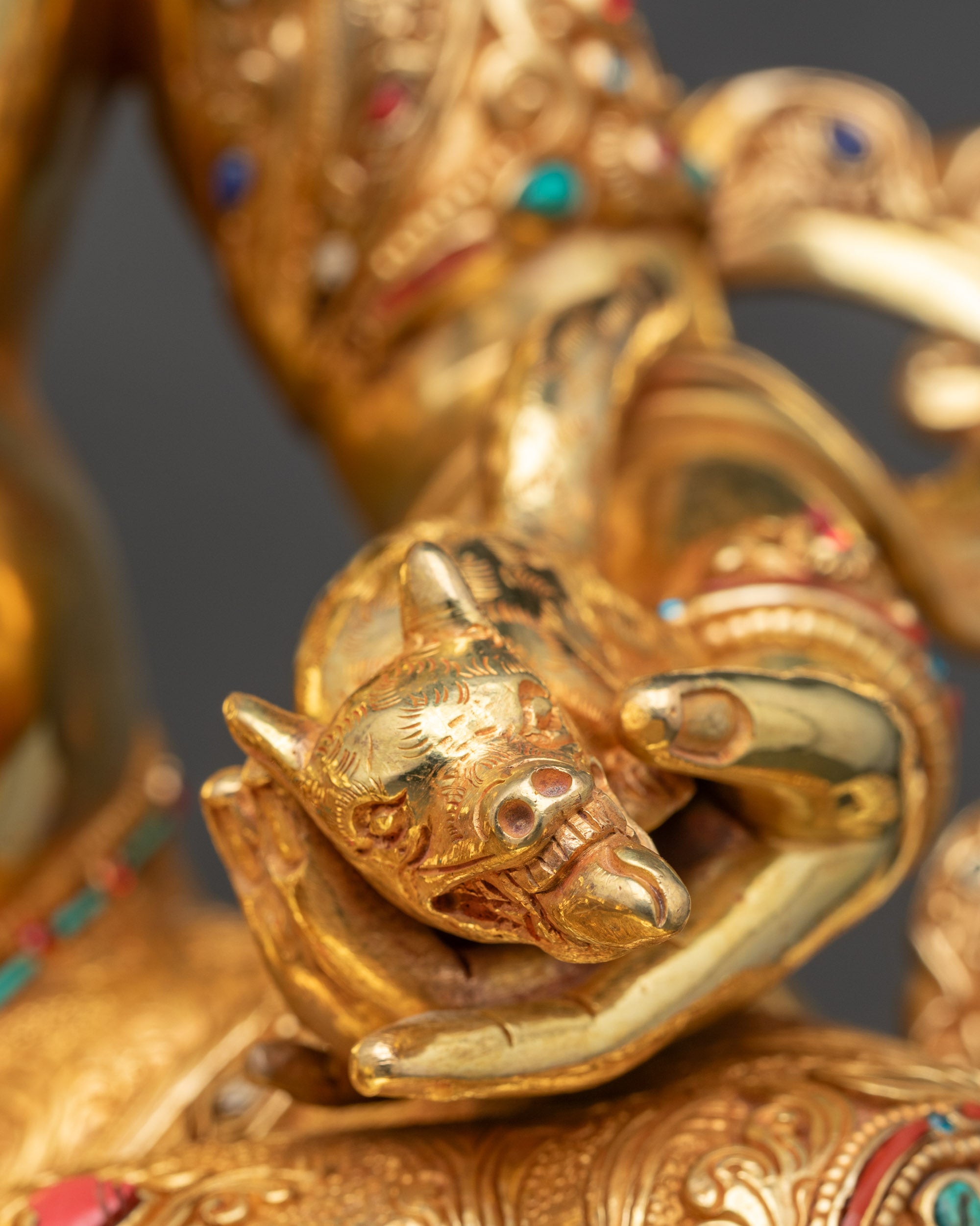 Wealth Blessing Dzambhala Statue | Buddhist God of Fortune