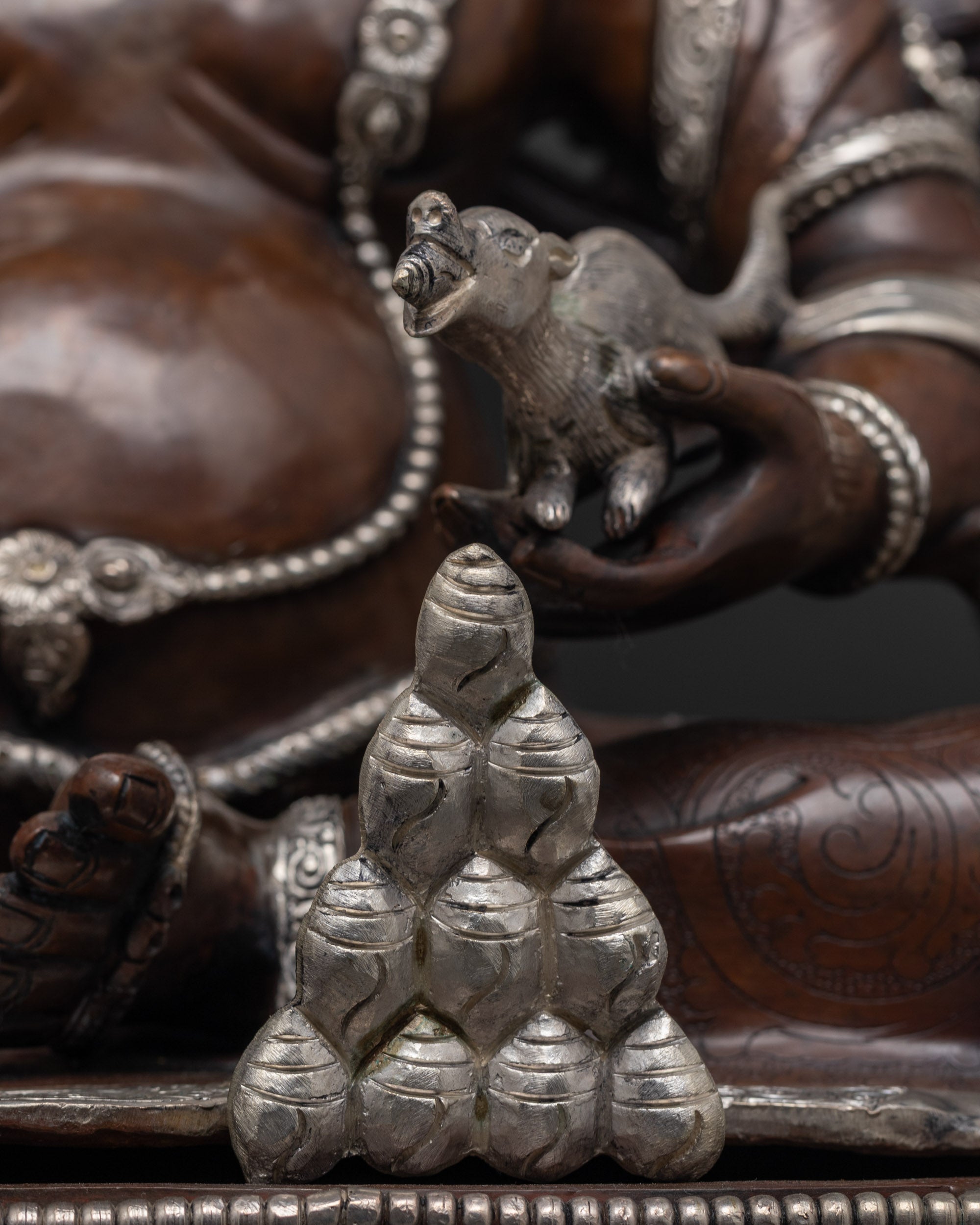 Handcrafted Five Dzambhala Statue Set | Sacred Five Jambhala Statues
