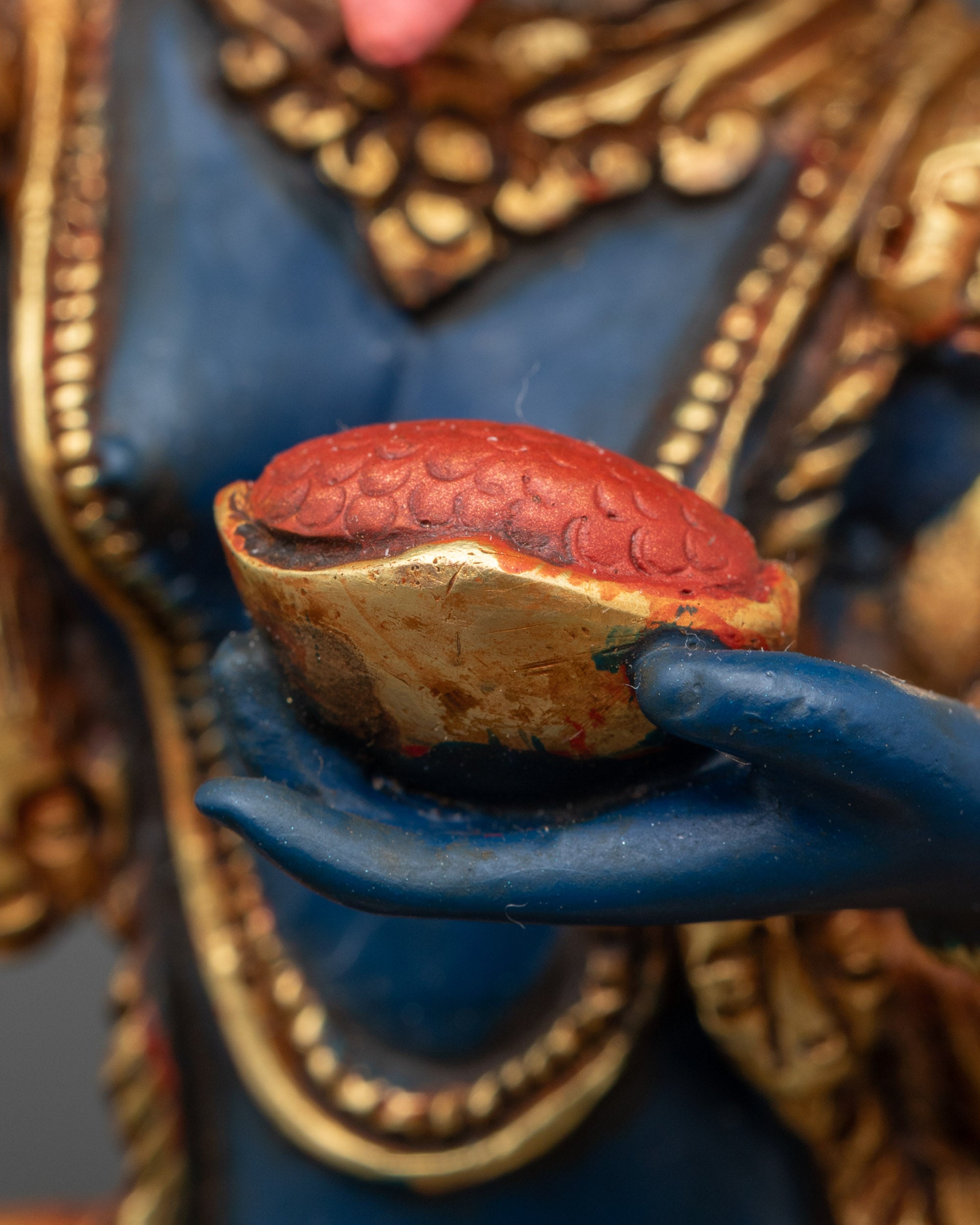 Senge Dongma Statue | Handmade Buddhist Lion Goddess Sculpture