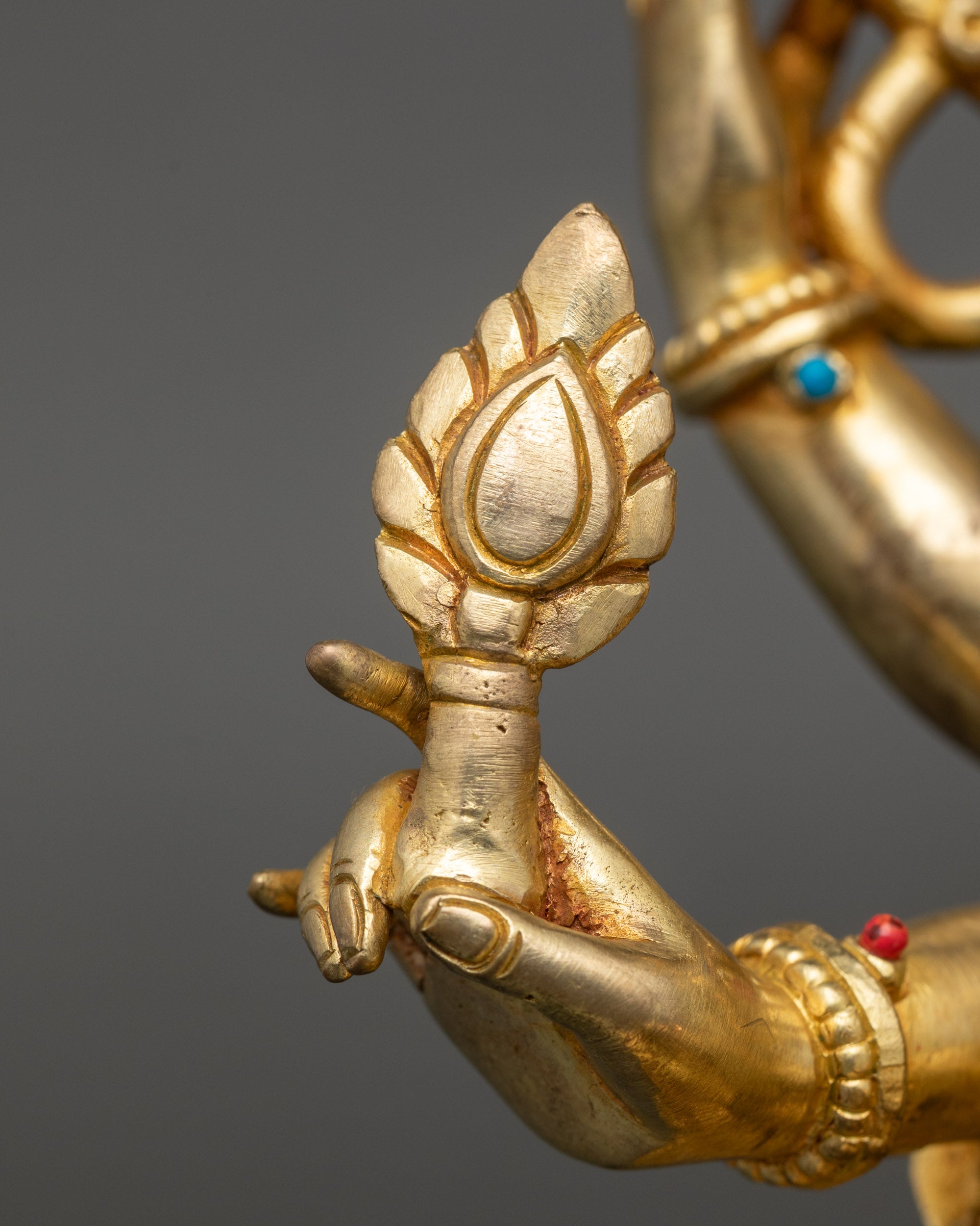 Goddess of Wealth Vasudhara Statue | Nepalese Spiritual Sculpture